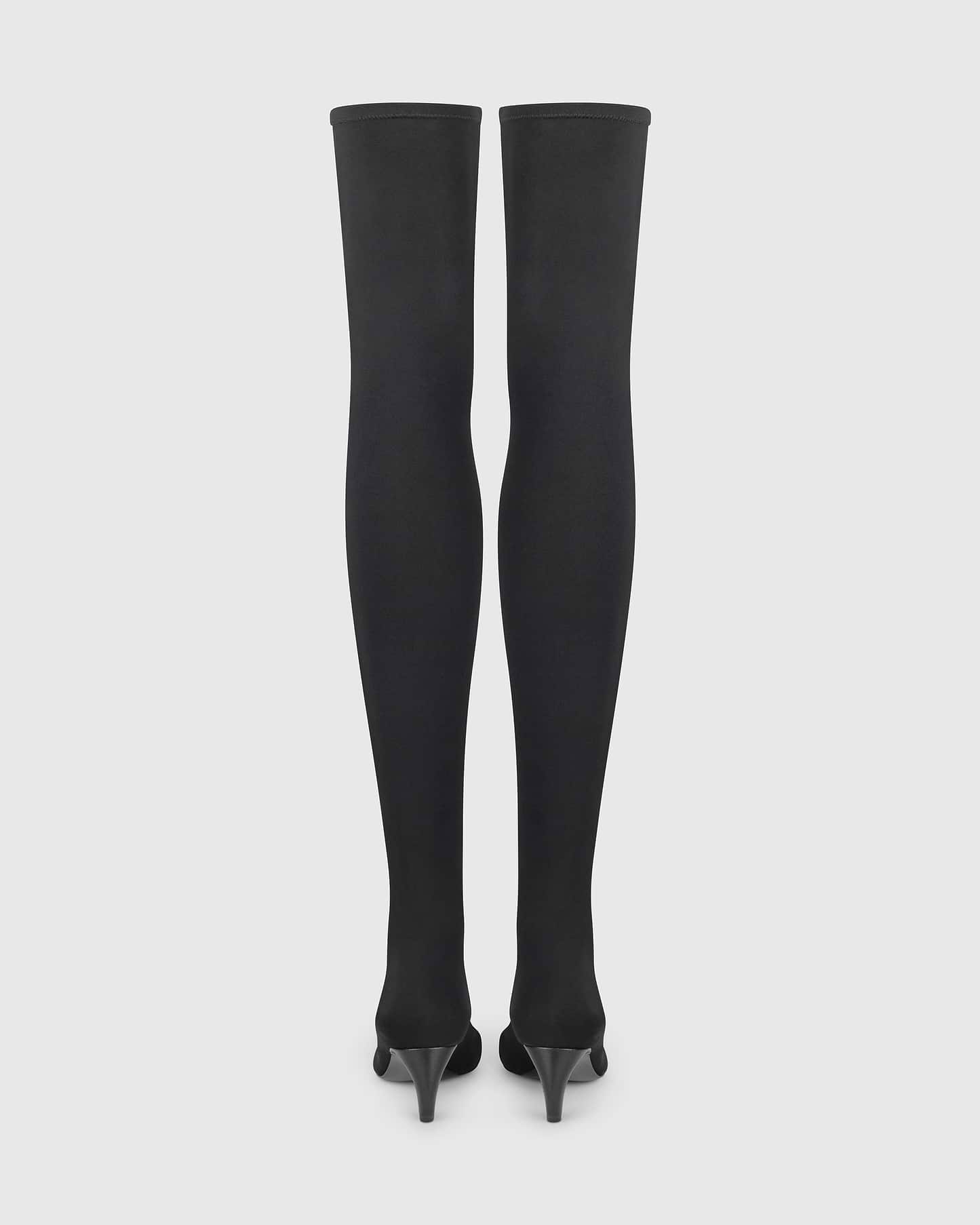 Harlow Thigh-High Boot 55 Black Jersey