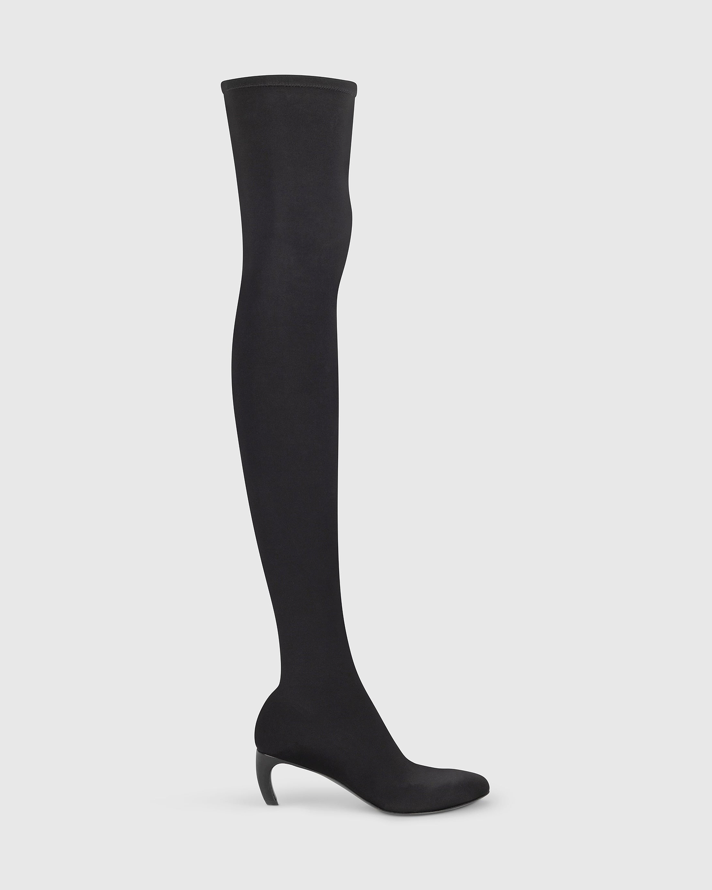 Harlow Thigh-High Boot 55 Black Jersey
