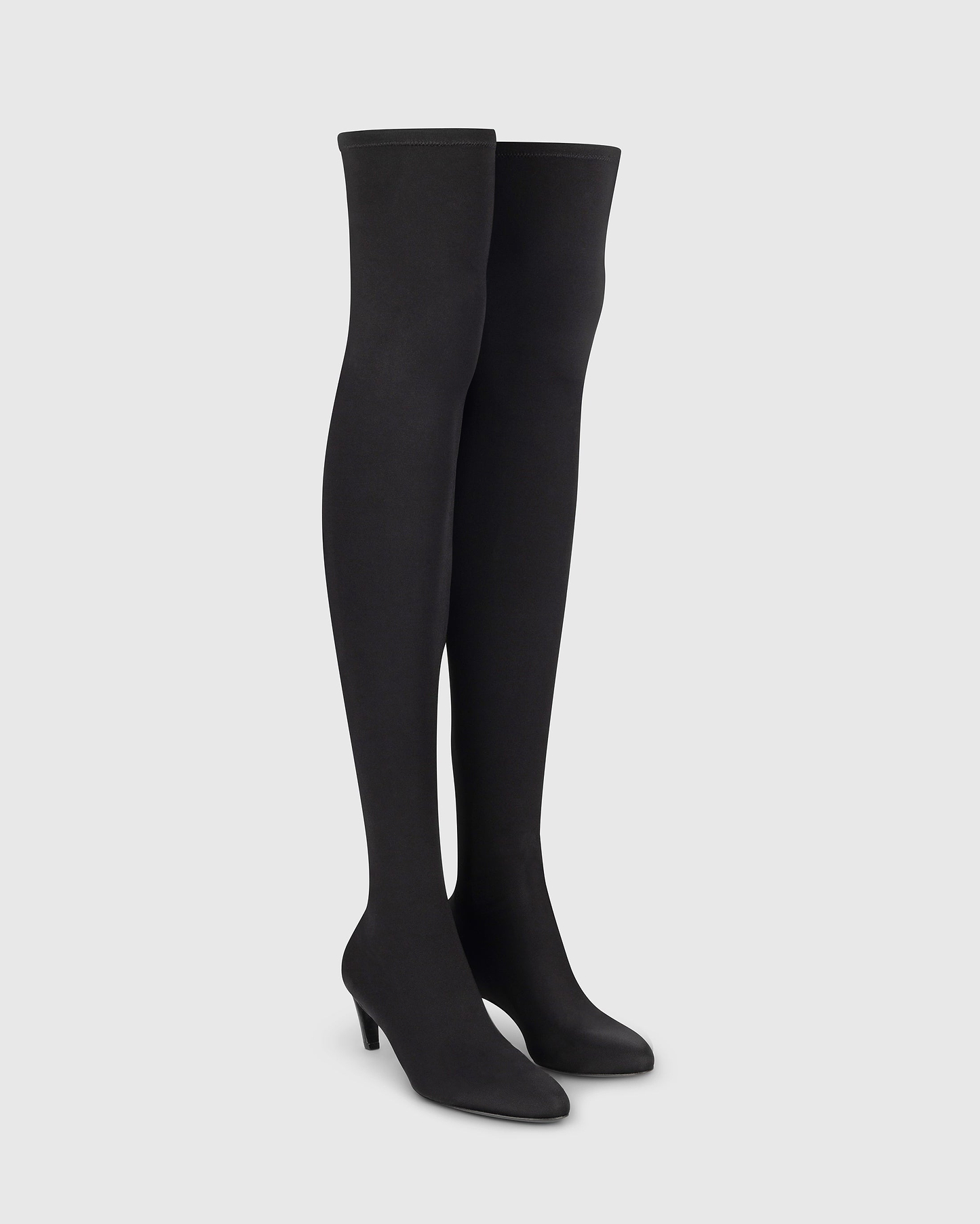 Harlow Thigh-High Boot 55 Black Jersey