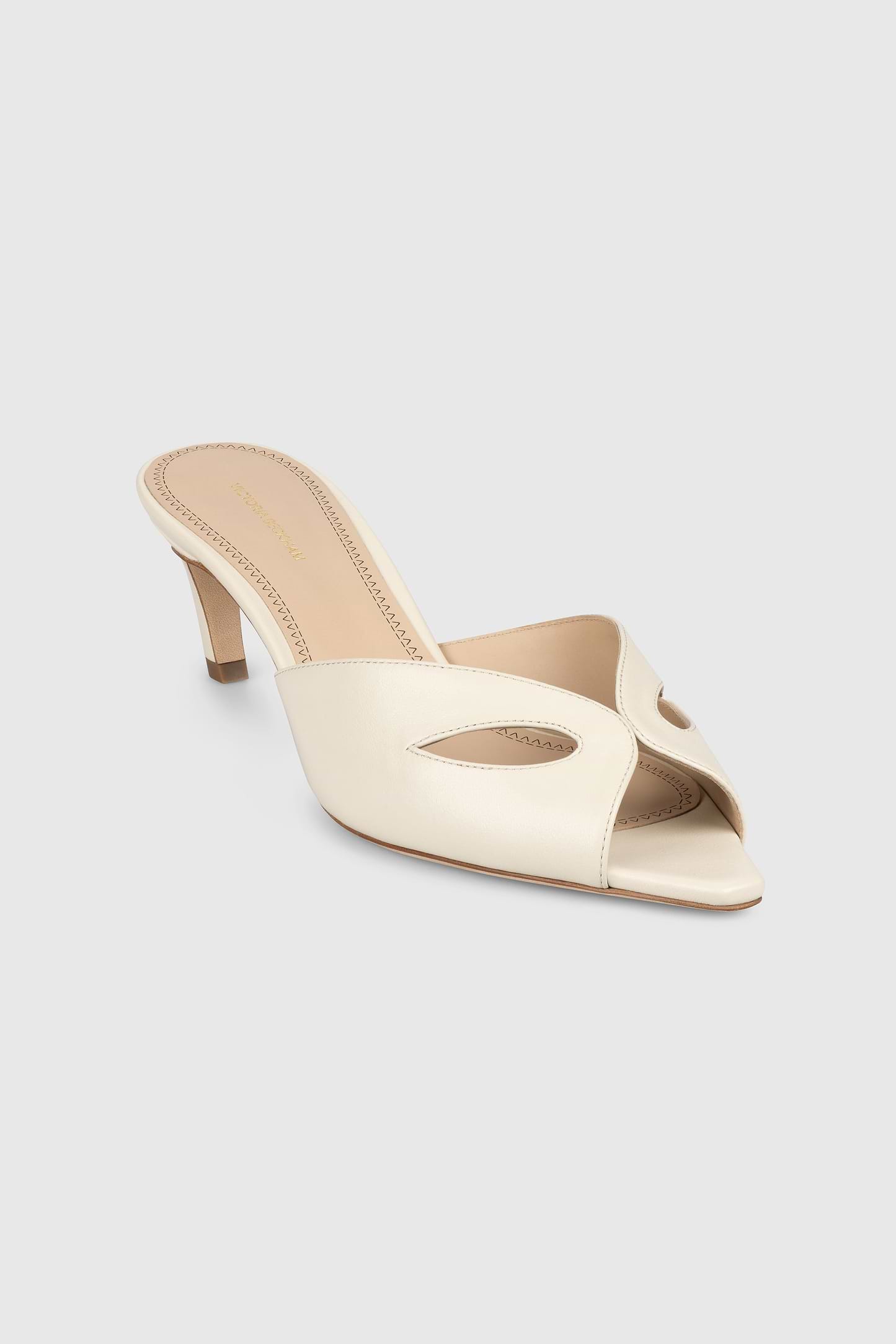Harlow Mask Mule 55 Ceramic Nappa Leather