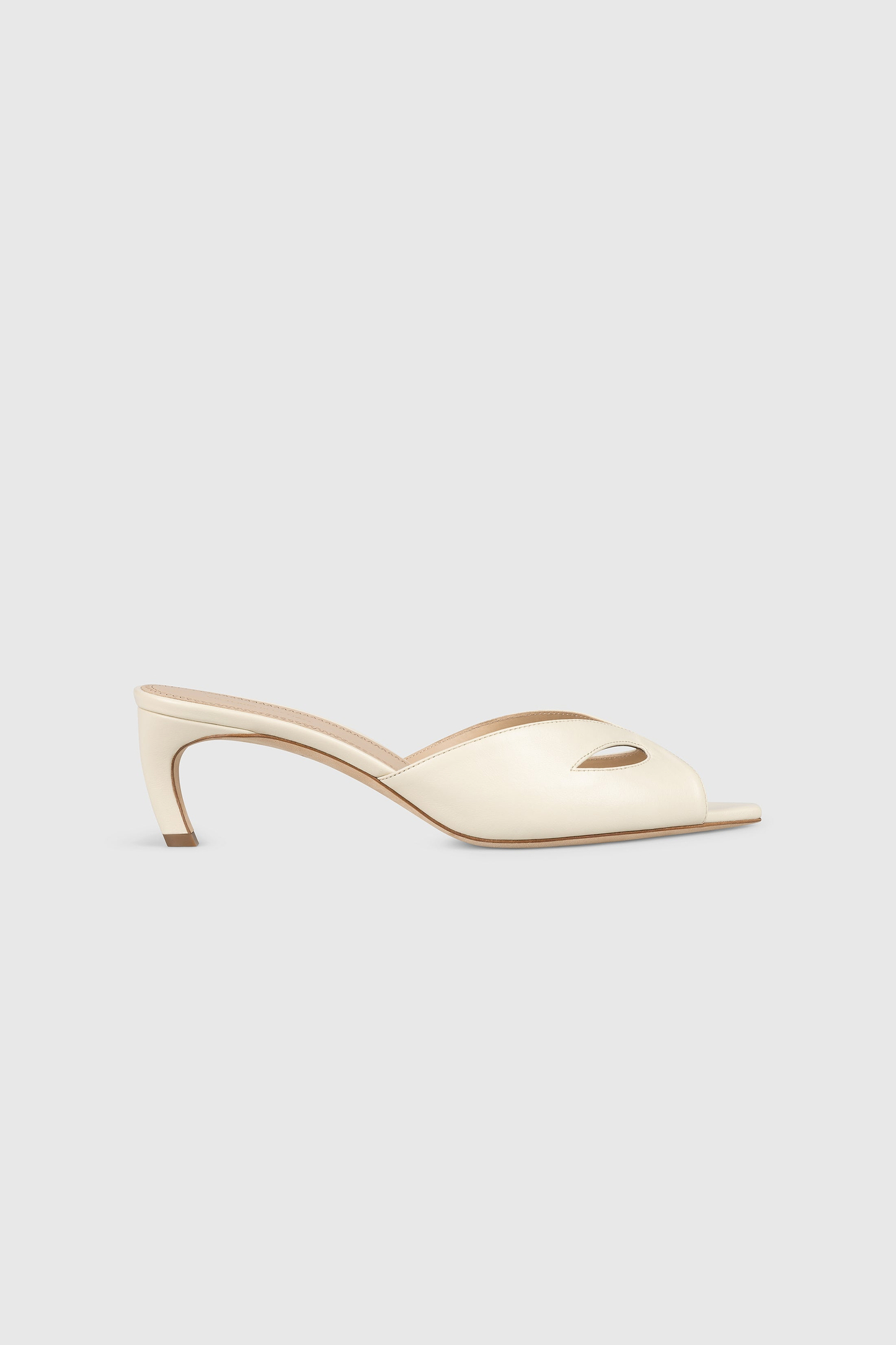 Harlow Mask Mule 55 Ceramic Nappa Leather