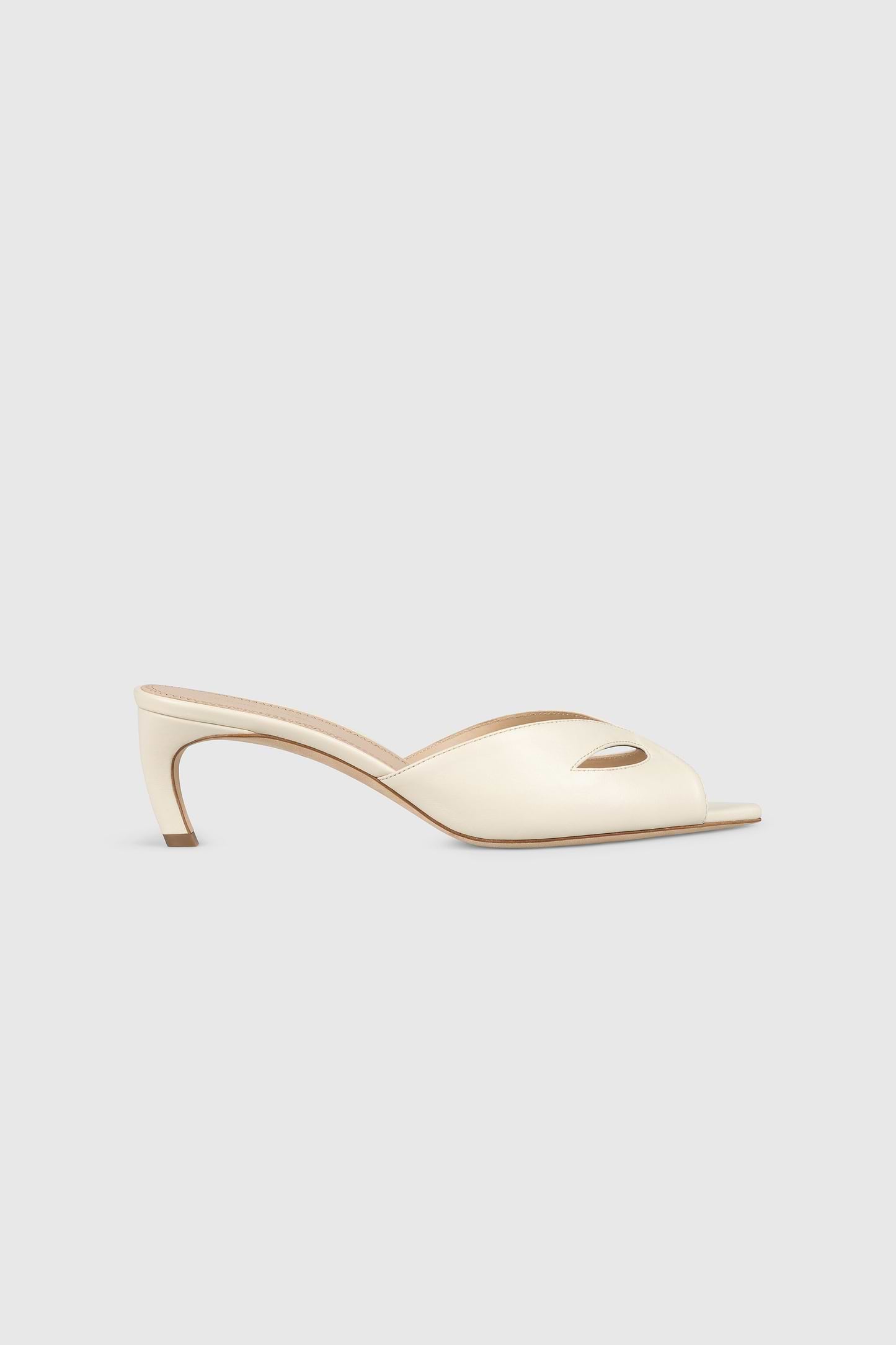 Harlow Mask Mule 55 Ceramic Nappa Leather
