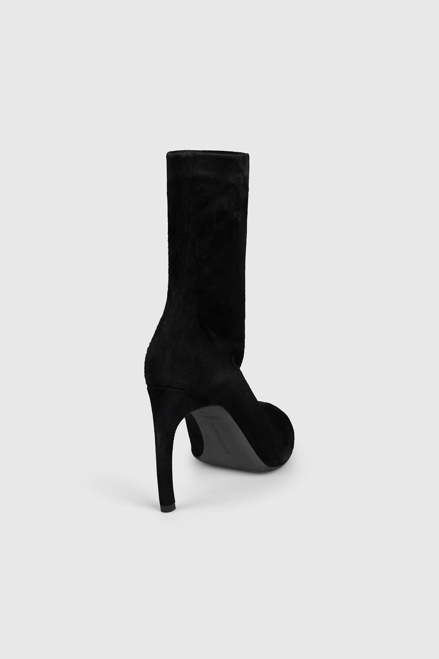 Harlow Mid Boot 100 Black Stretch Suede