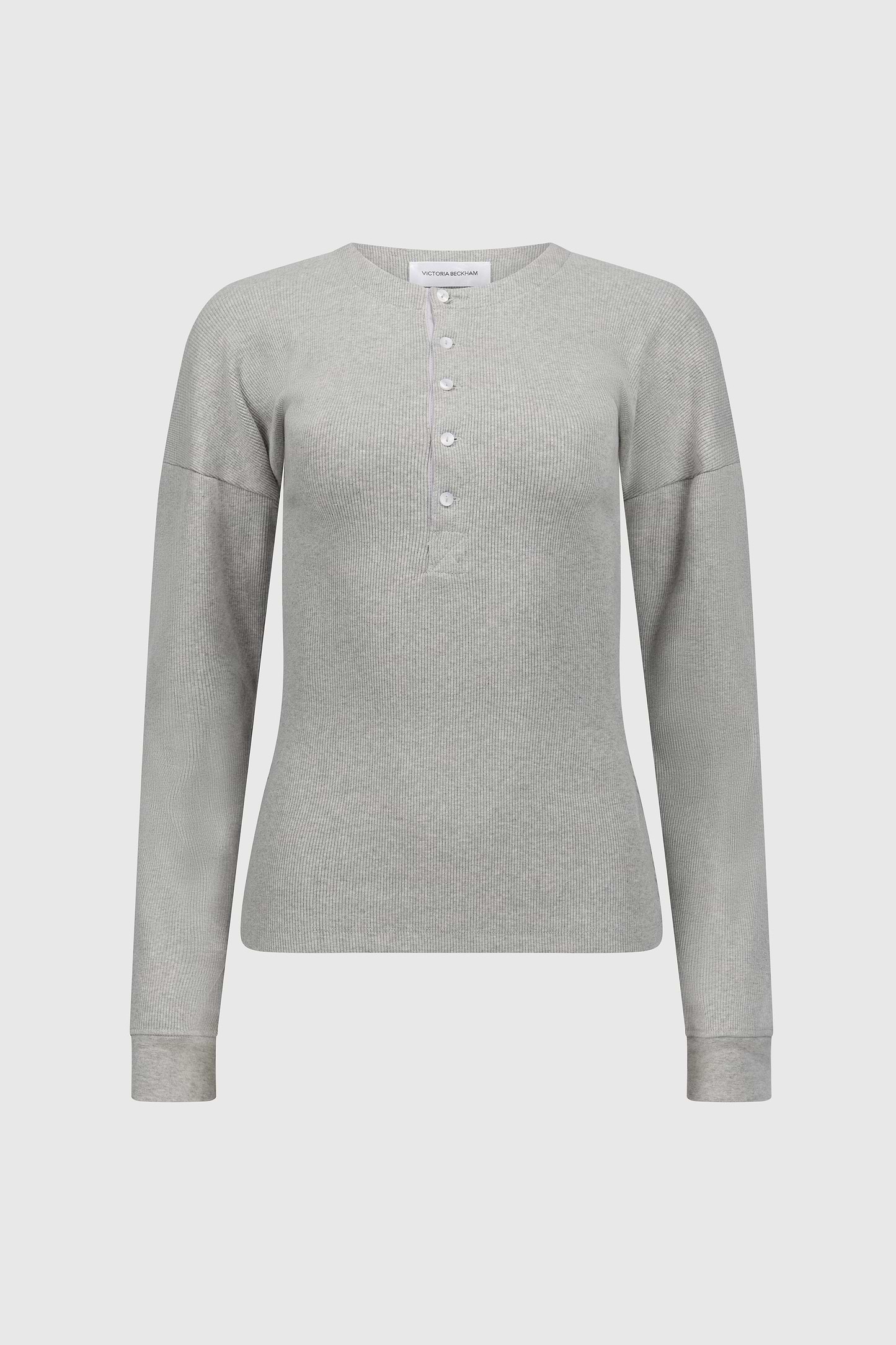 Hazel Top In Grey Marl