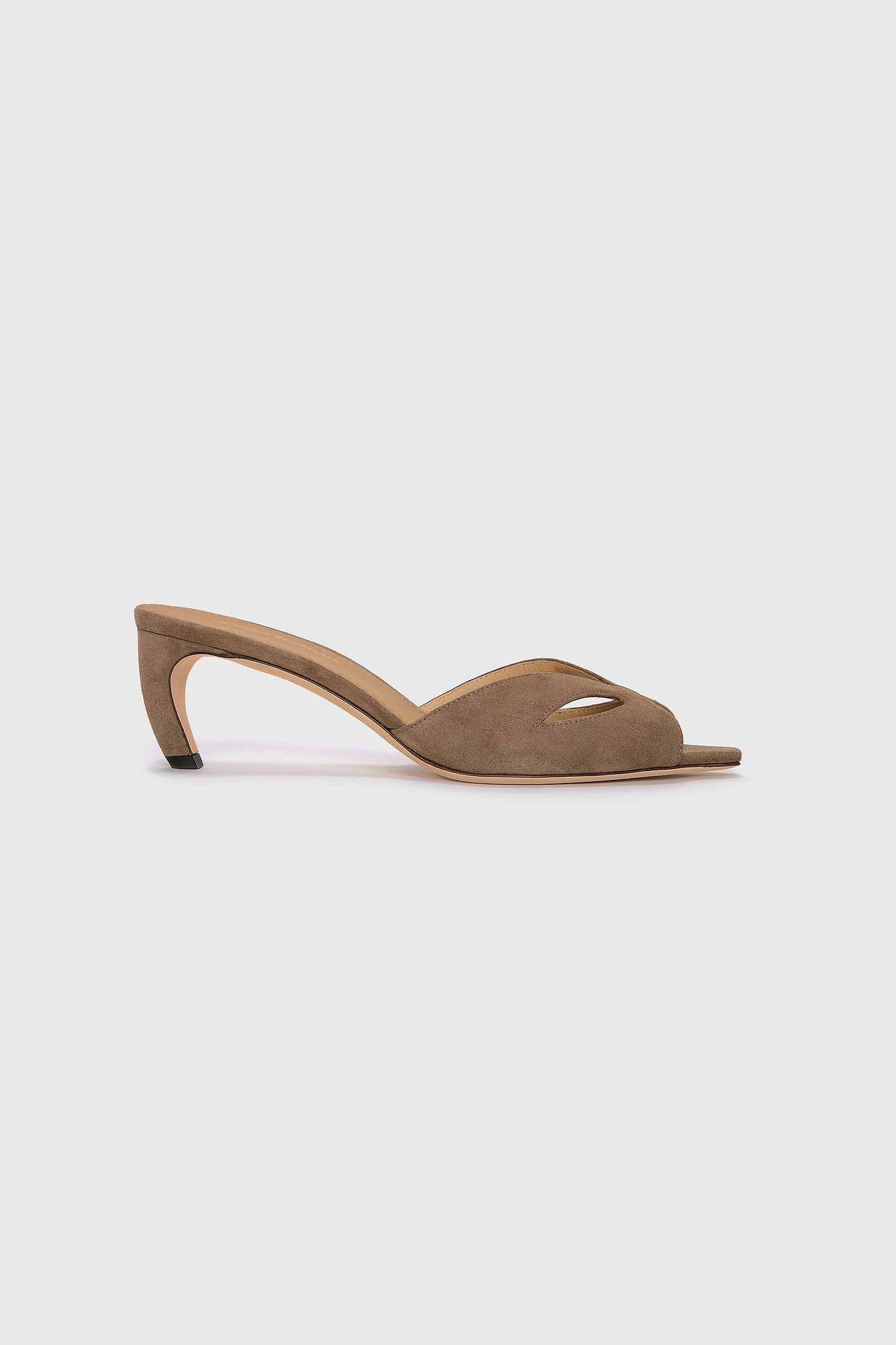 Harlow Mask Mule 55 Brown Suede