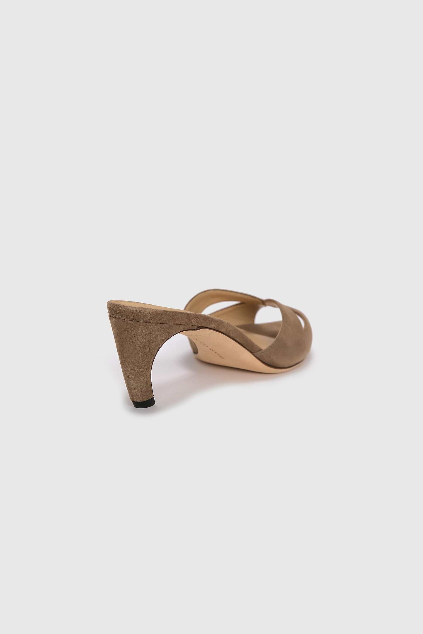 Harlow Mask Mule 55 Brown Suede