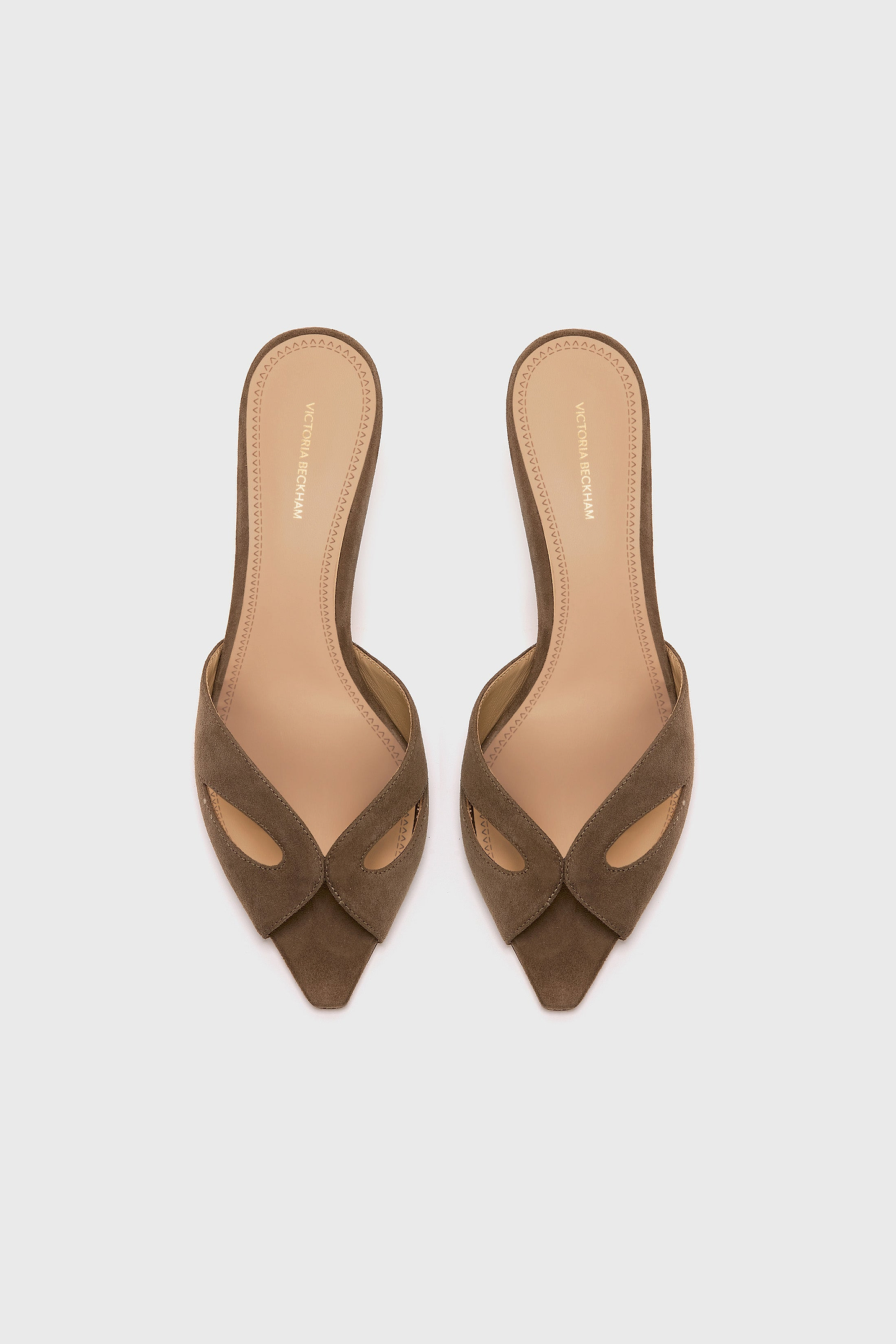 Harlow Mask Mule 55 Brown Suede