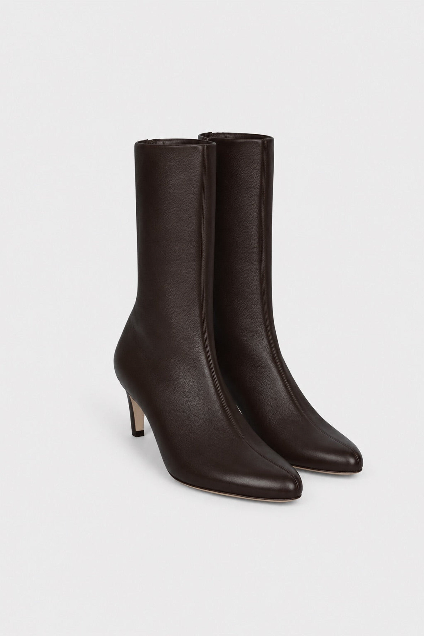 Harlow Mid Boot 55 Brown Stretch Nappa Leather