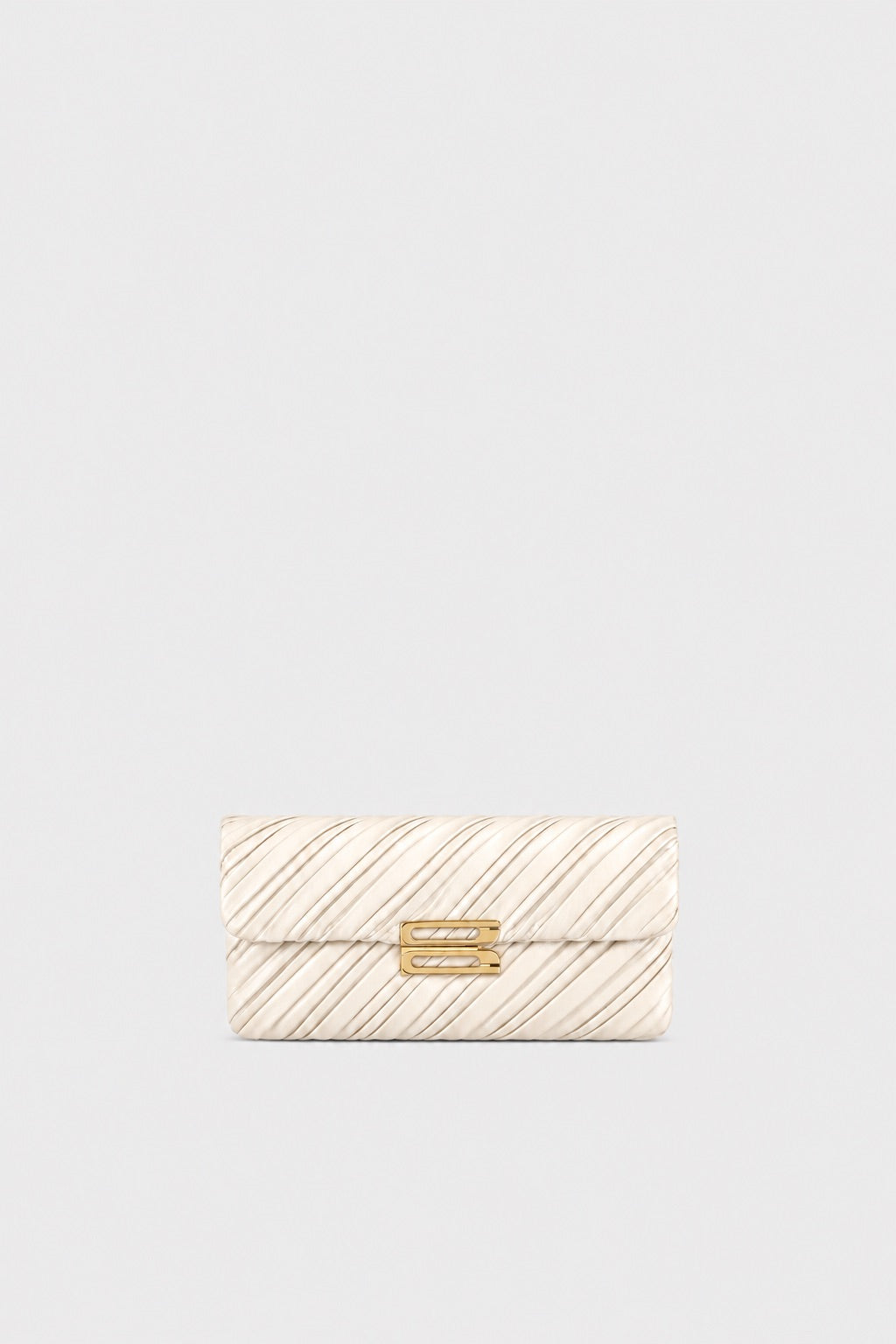 Soft Dorian Chain Baguette Ceramic Pleated Nappa