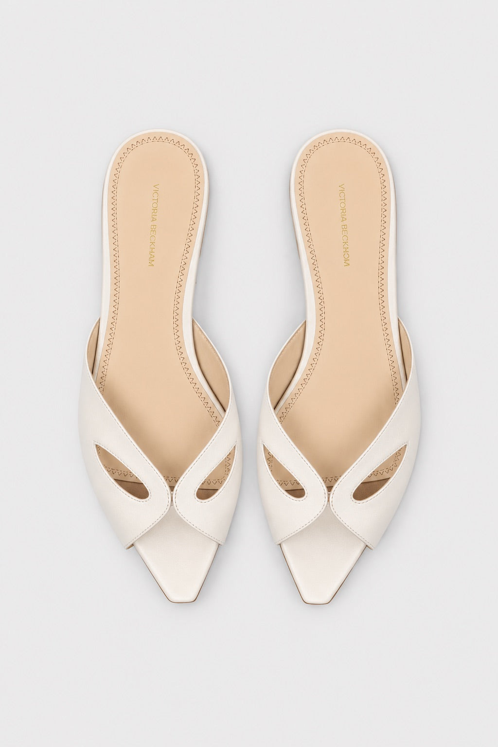 Harlow Mask Flat Sandal Ceramic Nappa Leather