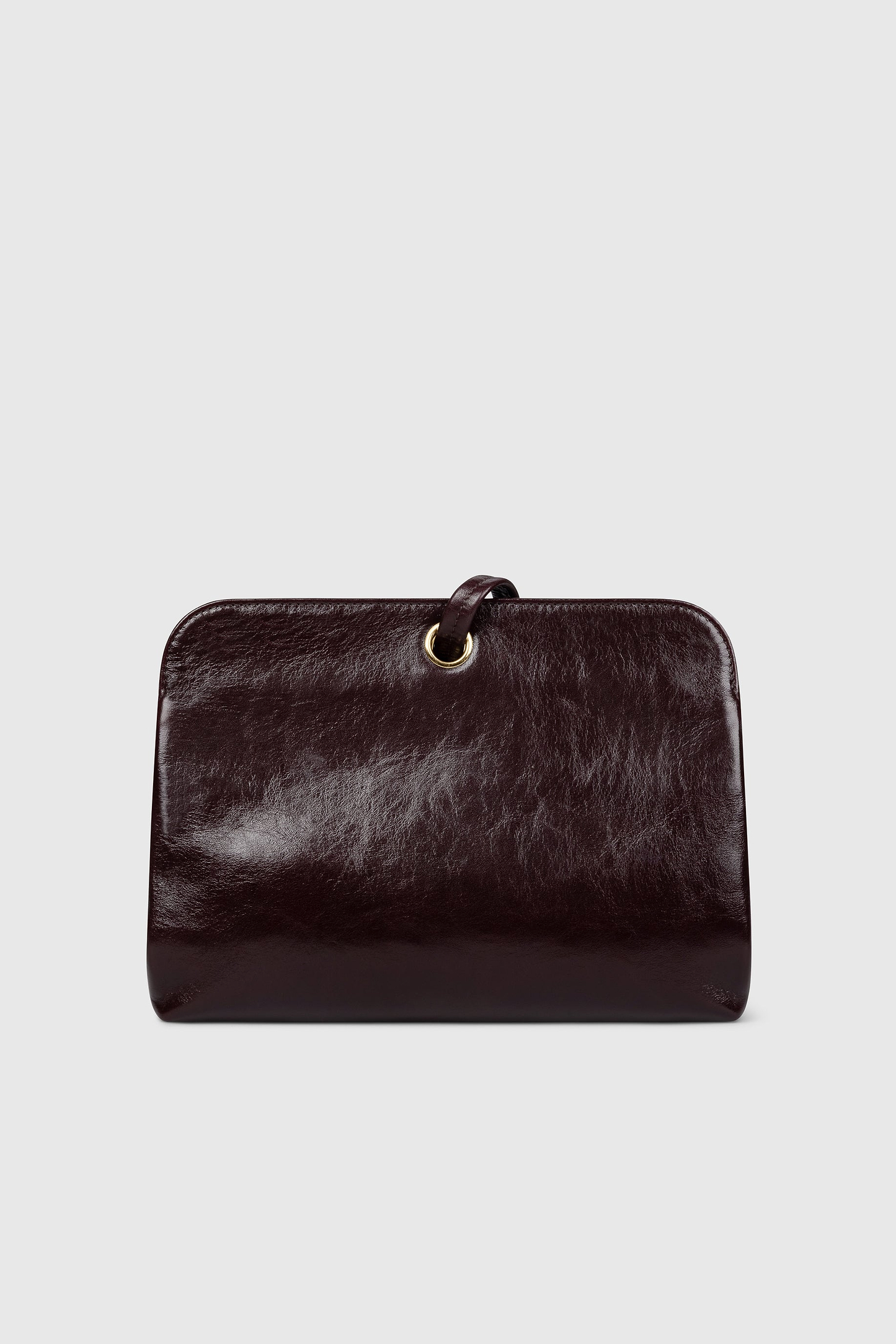 Kizette Clutch Burgundy Supple Shine Leather