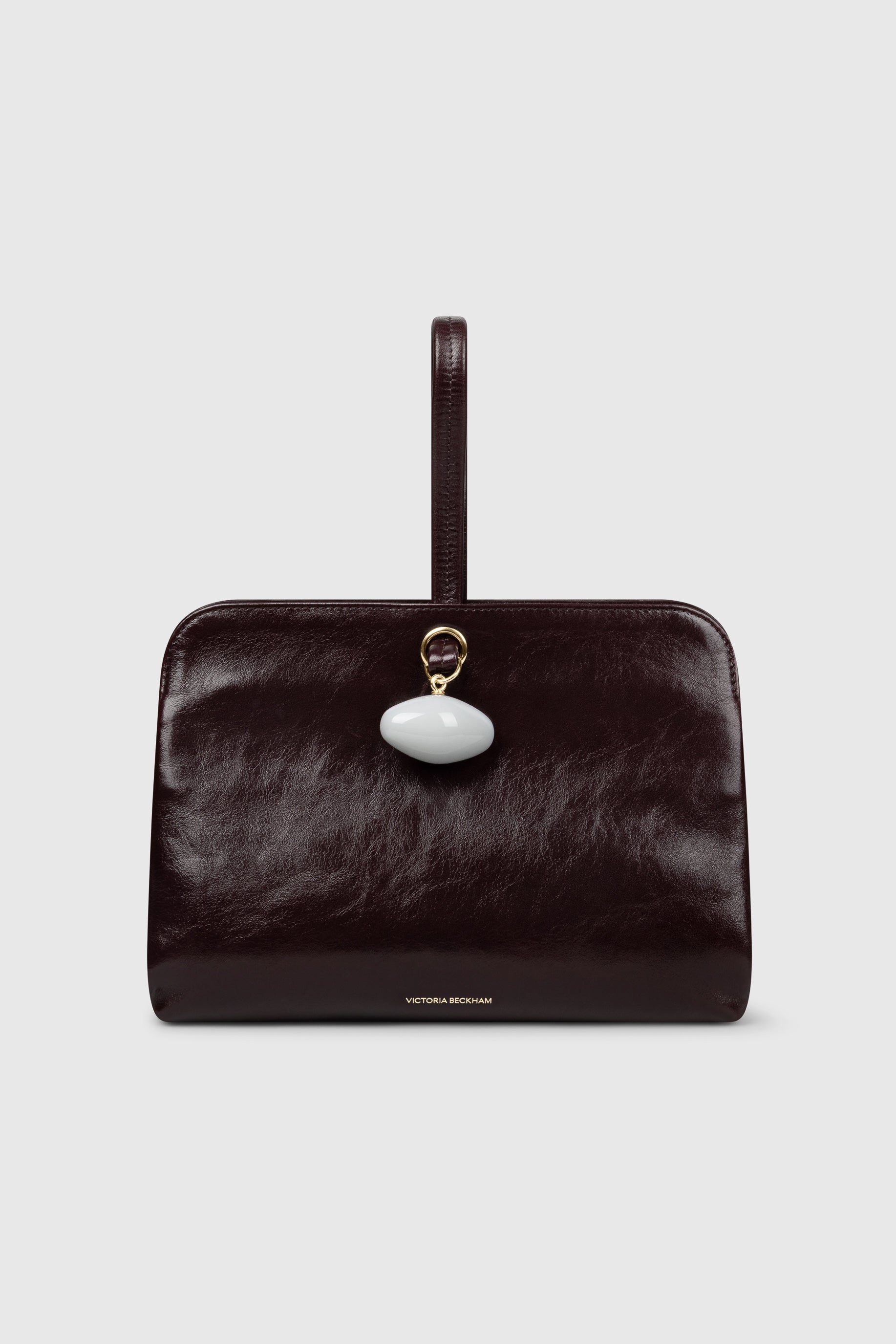 Kizette Clutch Burgundy Supple Shine Leather