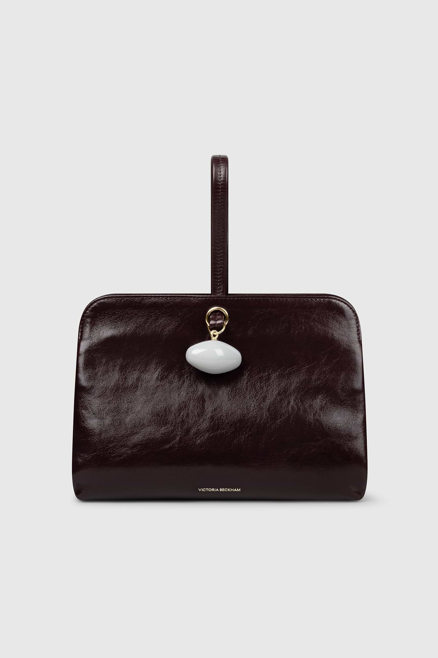 Kizette Clutch Burgundy Supple Shine Leather
