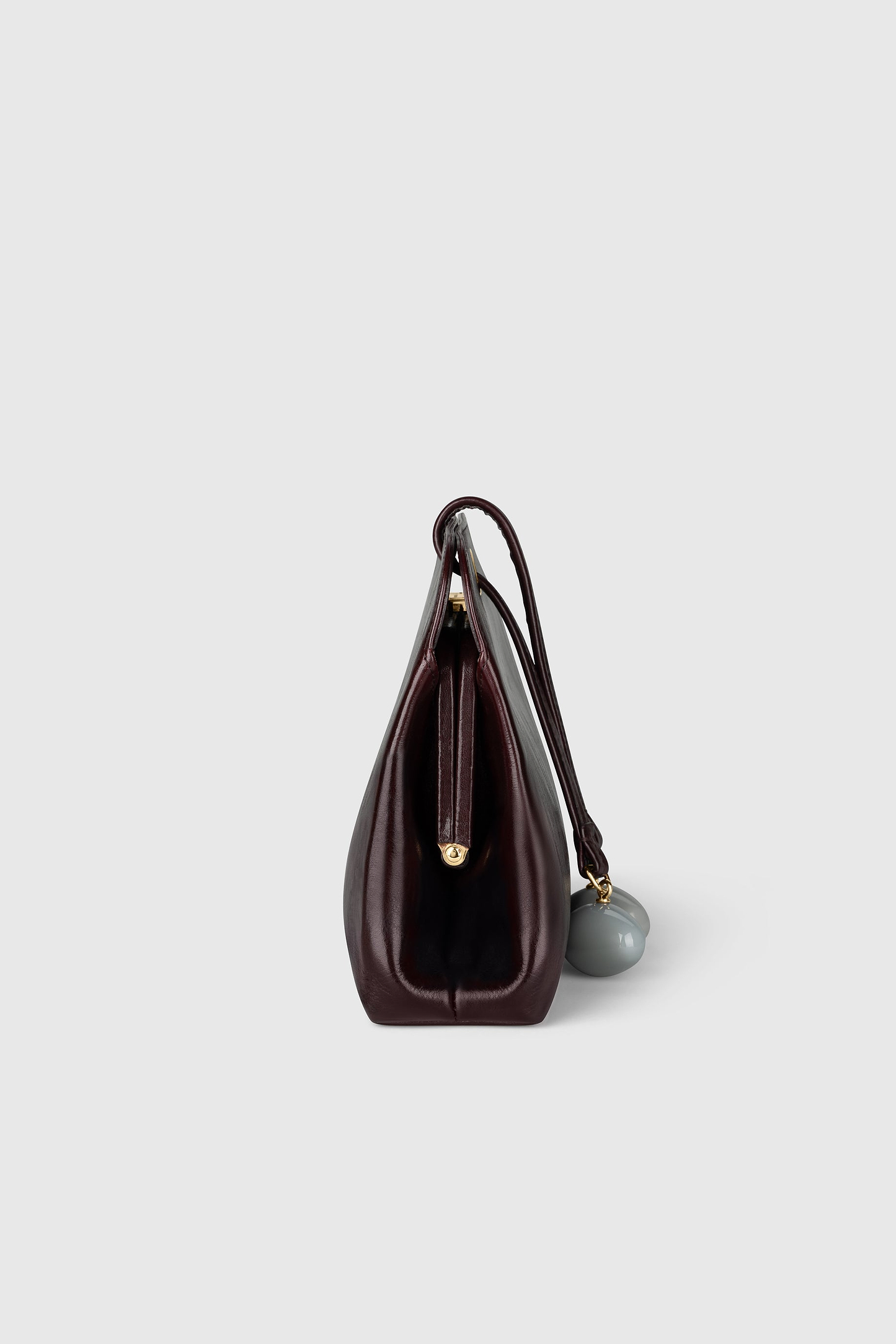 Kizette Clutch Burgundy Supple Shine Leather