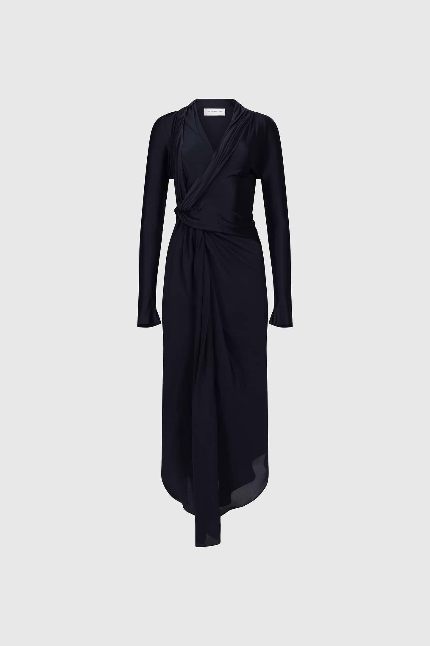 Lea Midi Dress In Navy