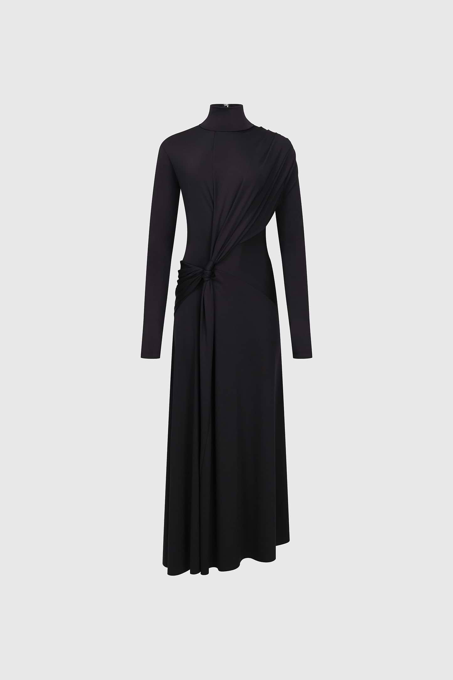 Letice Midi Dress In Black