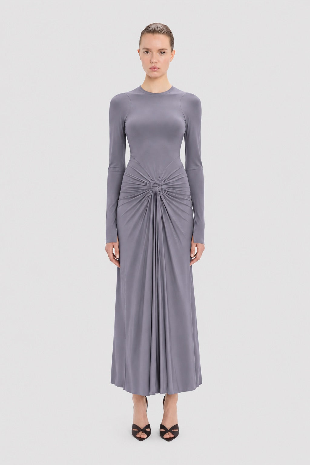 Frances Midi Dress In Lilac