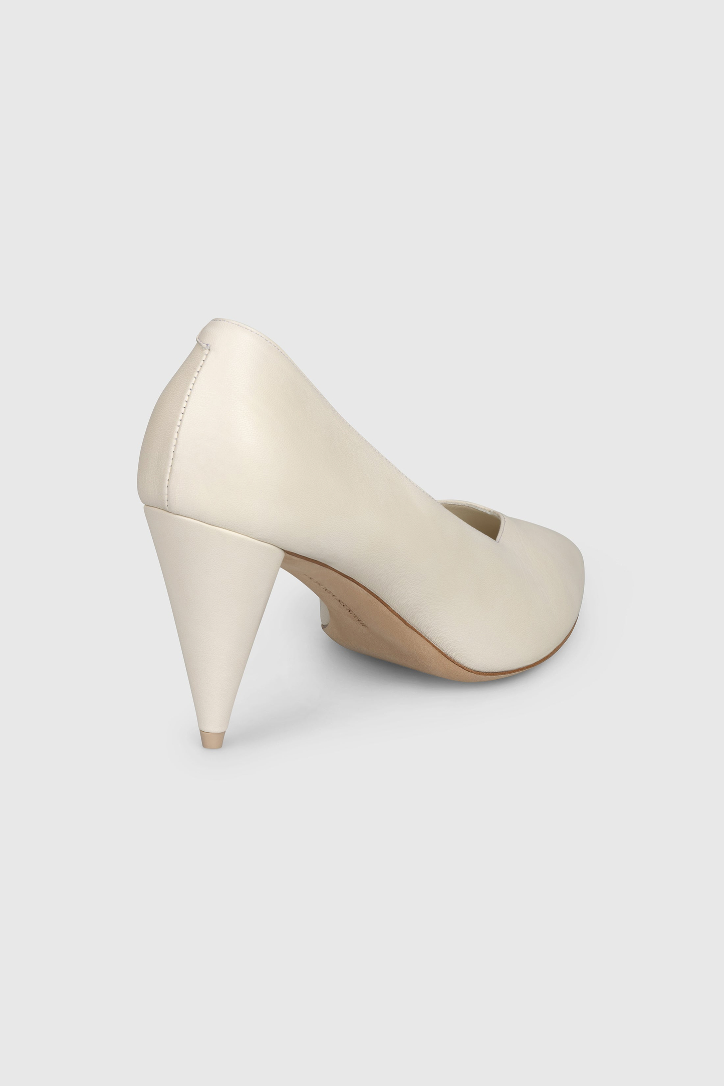 Maverick Pump 80 White Nappa Leather
