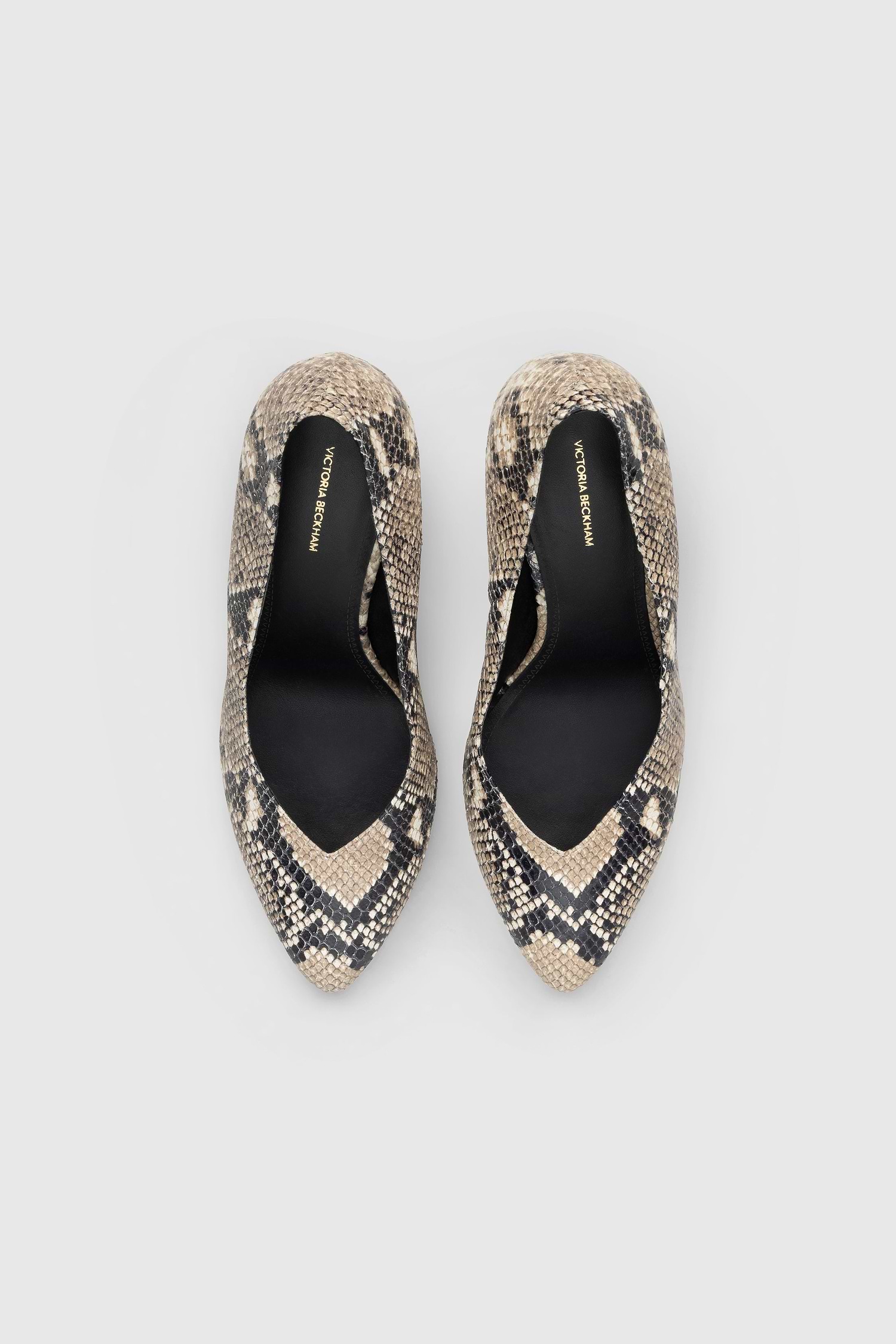 Maverick Pump 80 Natural Brown Snake Print Leather