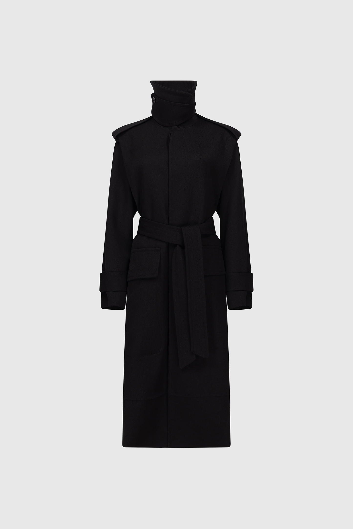 Philippa Trench Coat In Black