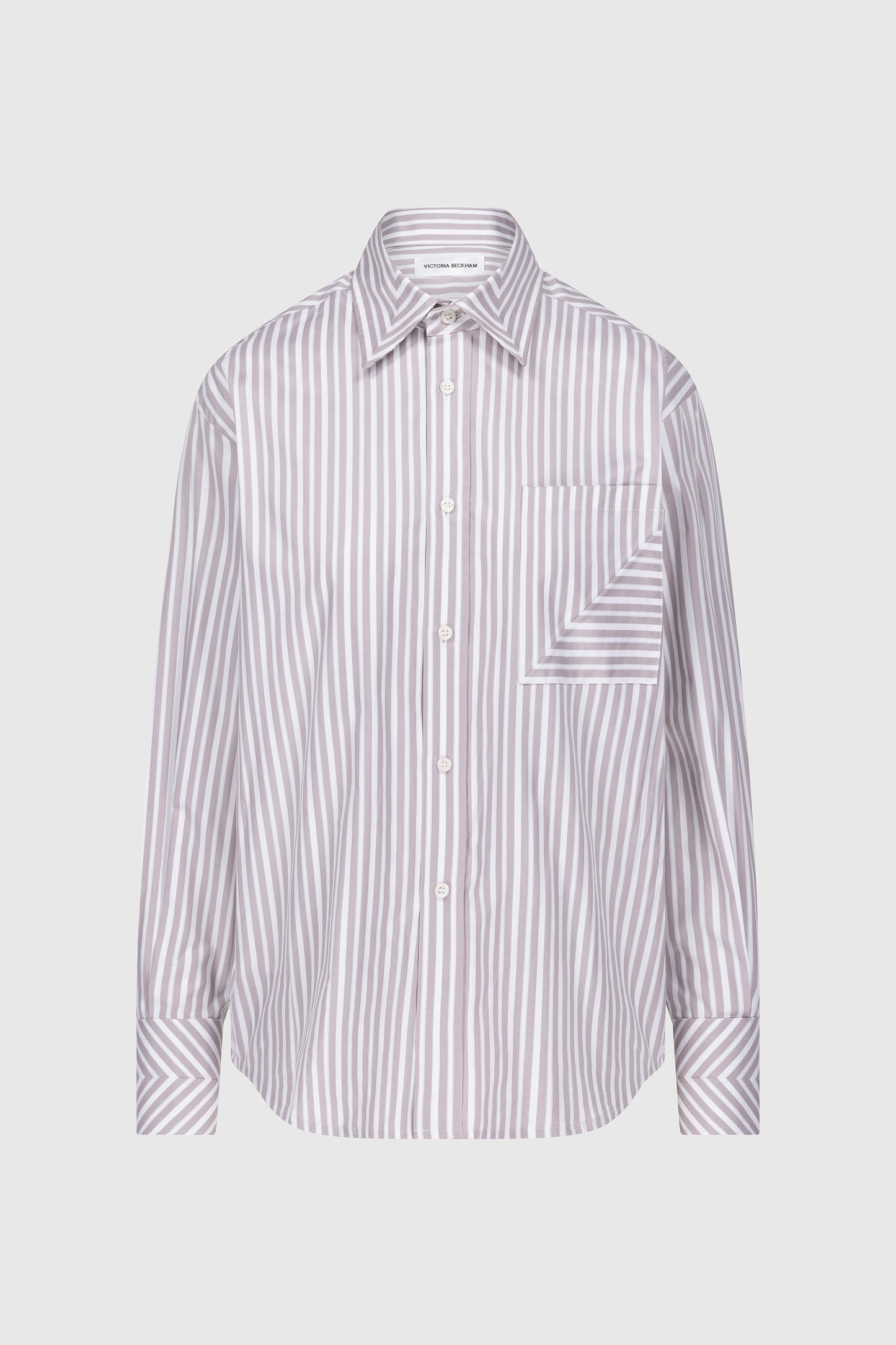 Pocket Detail Shirt In Lilac