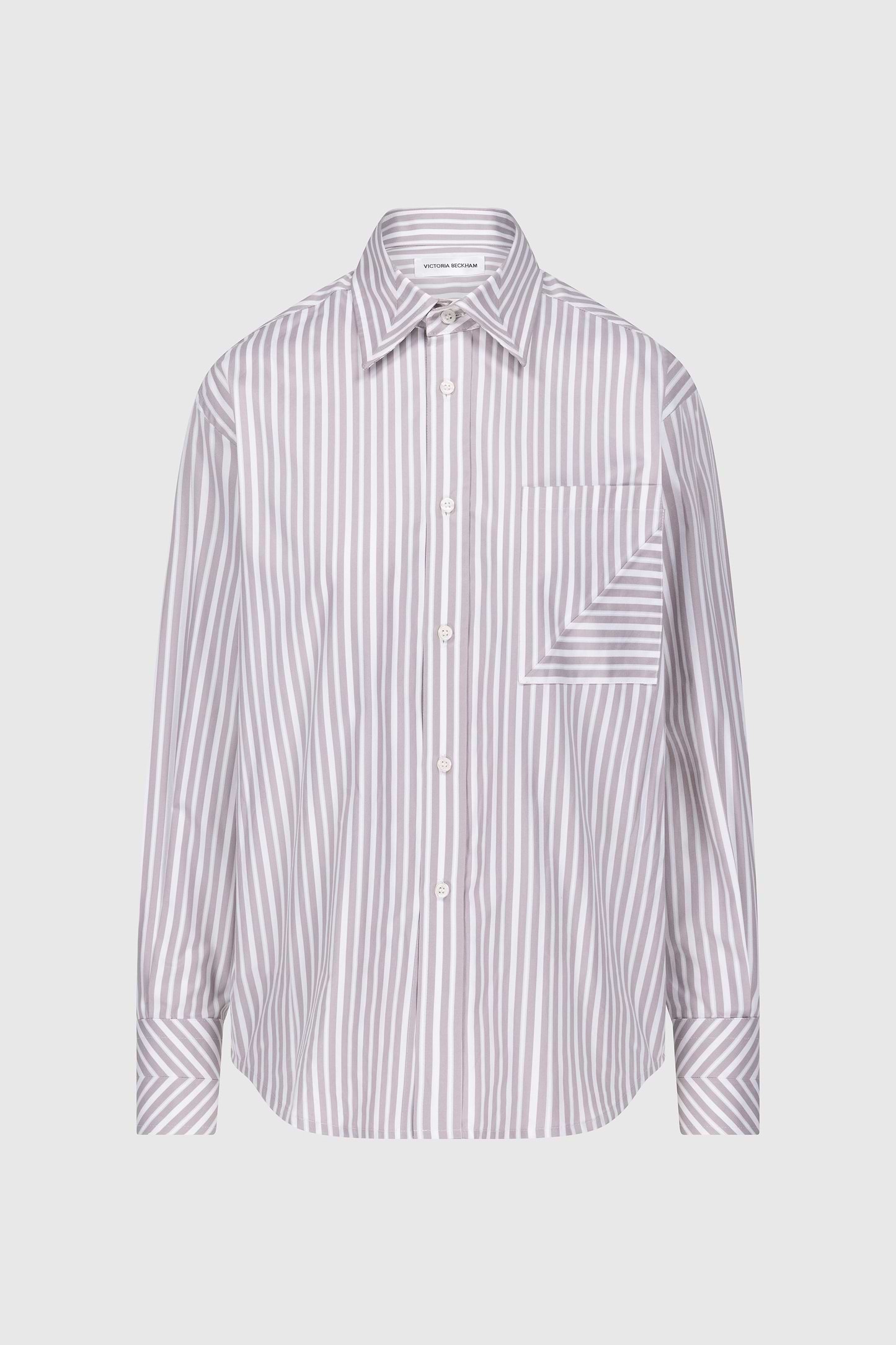 Pocket Detail Shirt In Lilac