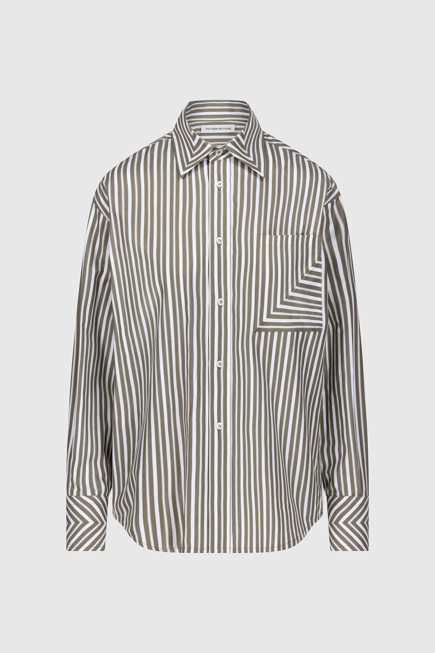 Pocket Detail Shirt In Green