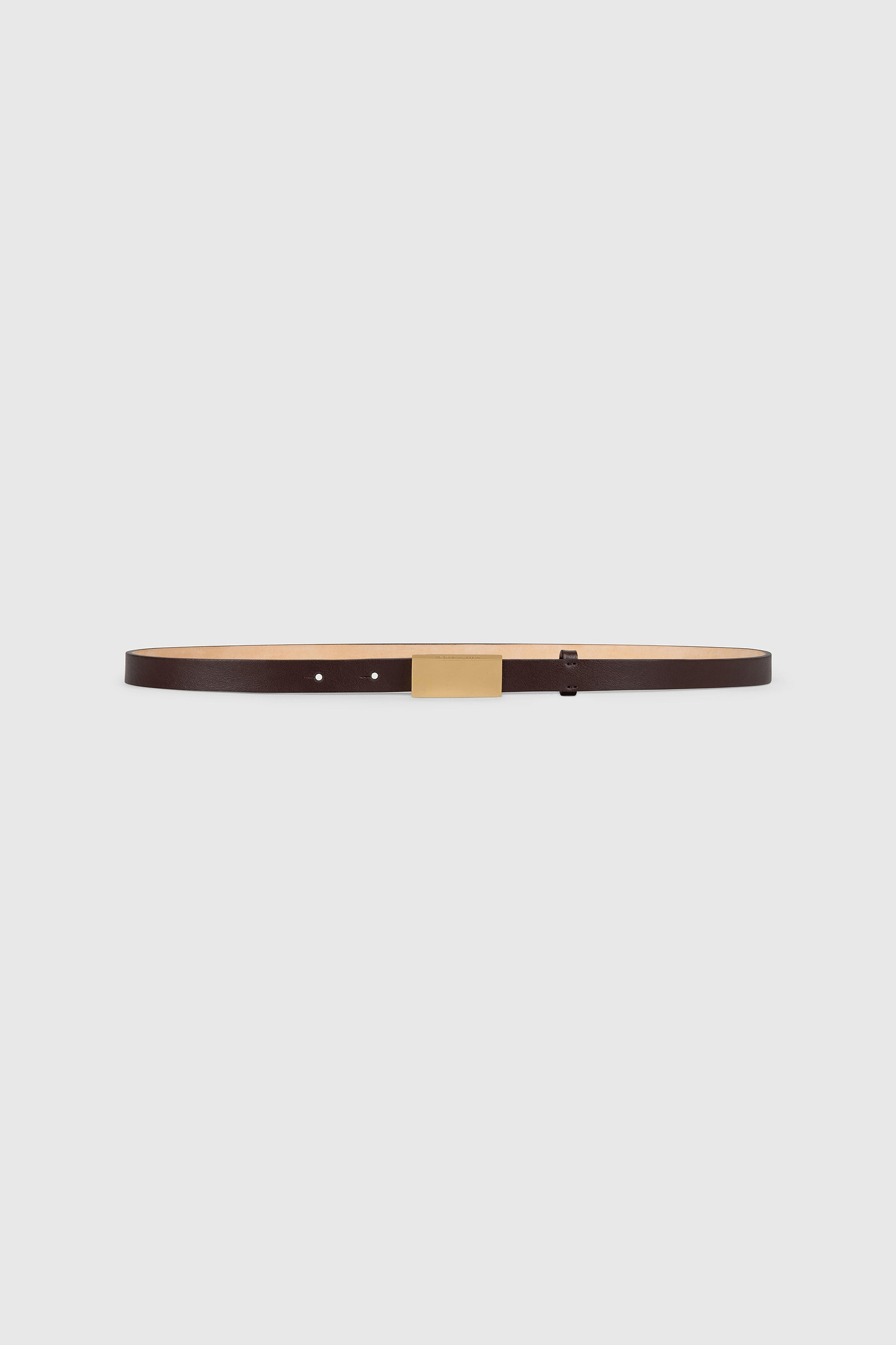 Portofino Mirror Belt Micro 15mm Burgundy Shiny Calf Leather