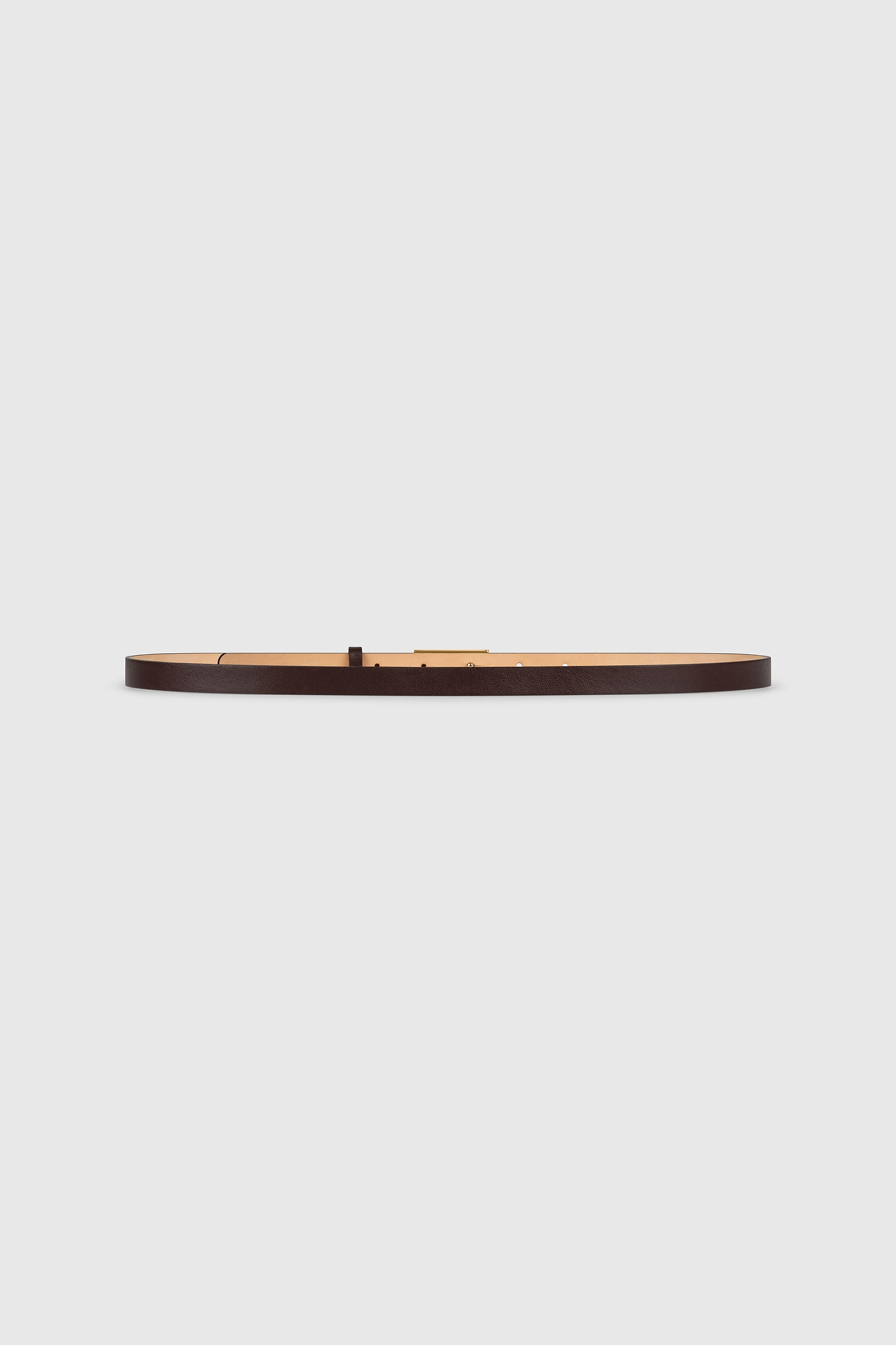 Portofino Mirror Belt Micro 15mm Burgundy Shiny Calf Leather