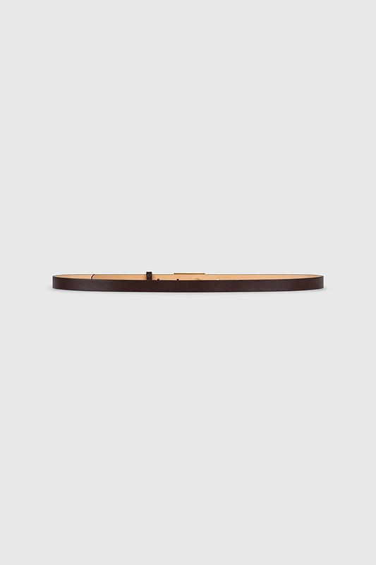 Portofino Mirror Belt Micro 15mm Burgundy Shiny Calf Leather
