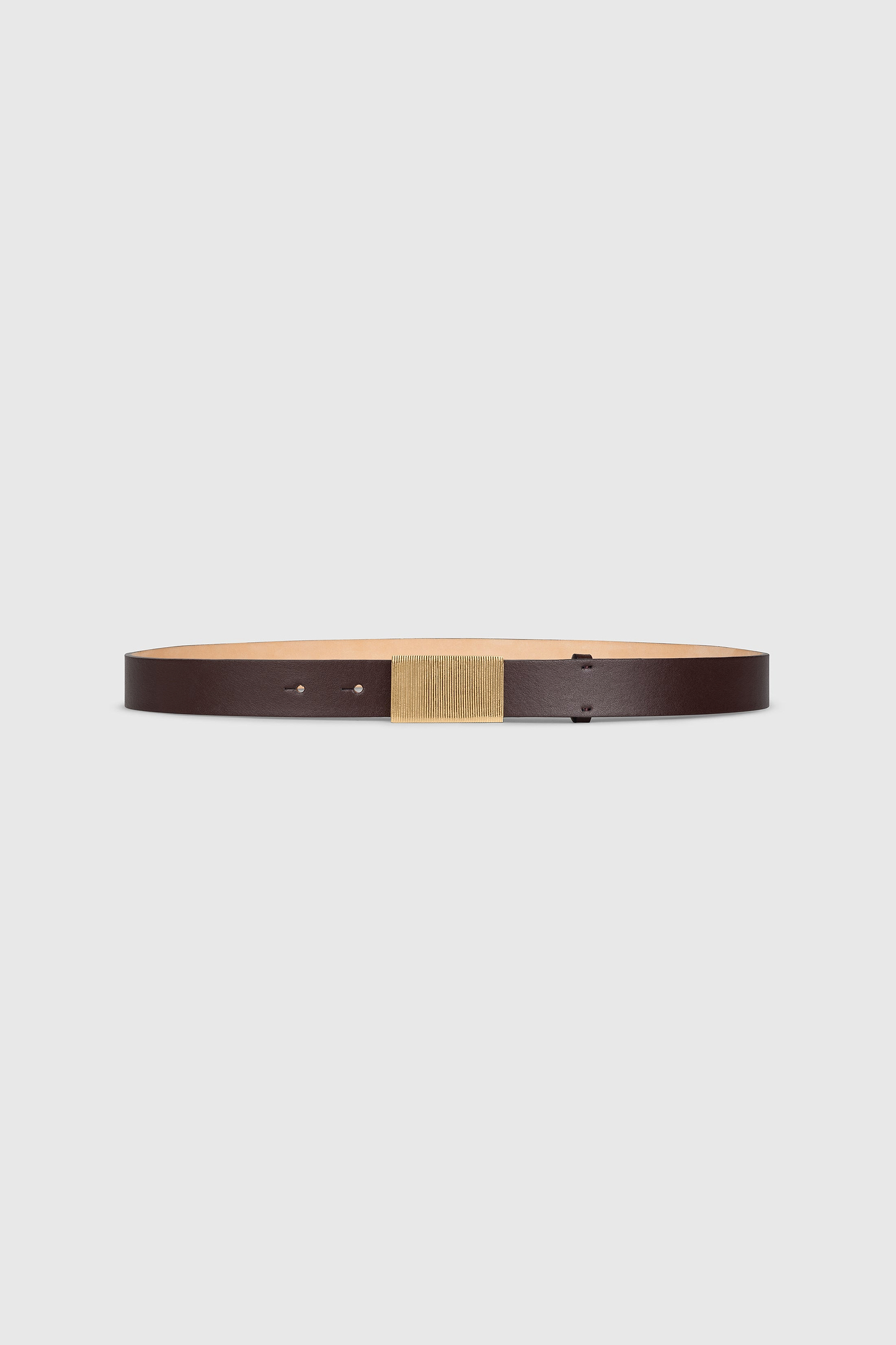 Portofino Guilloché Belt 25mm Dark Burgundy Shiny Leather