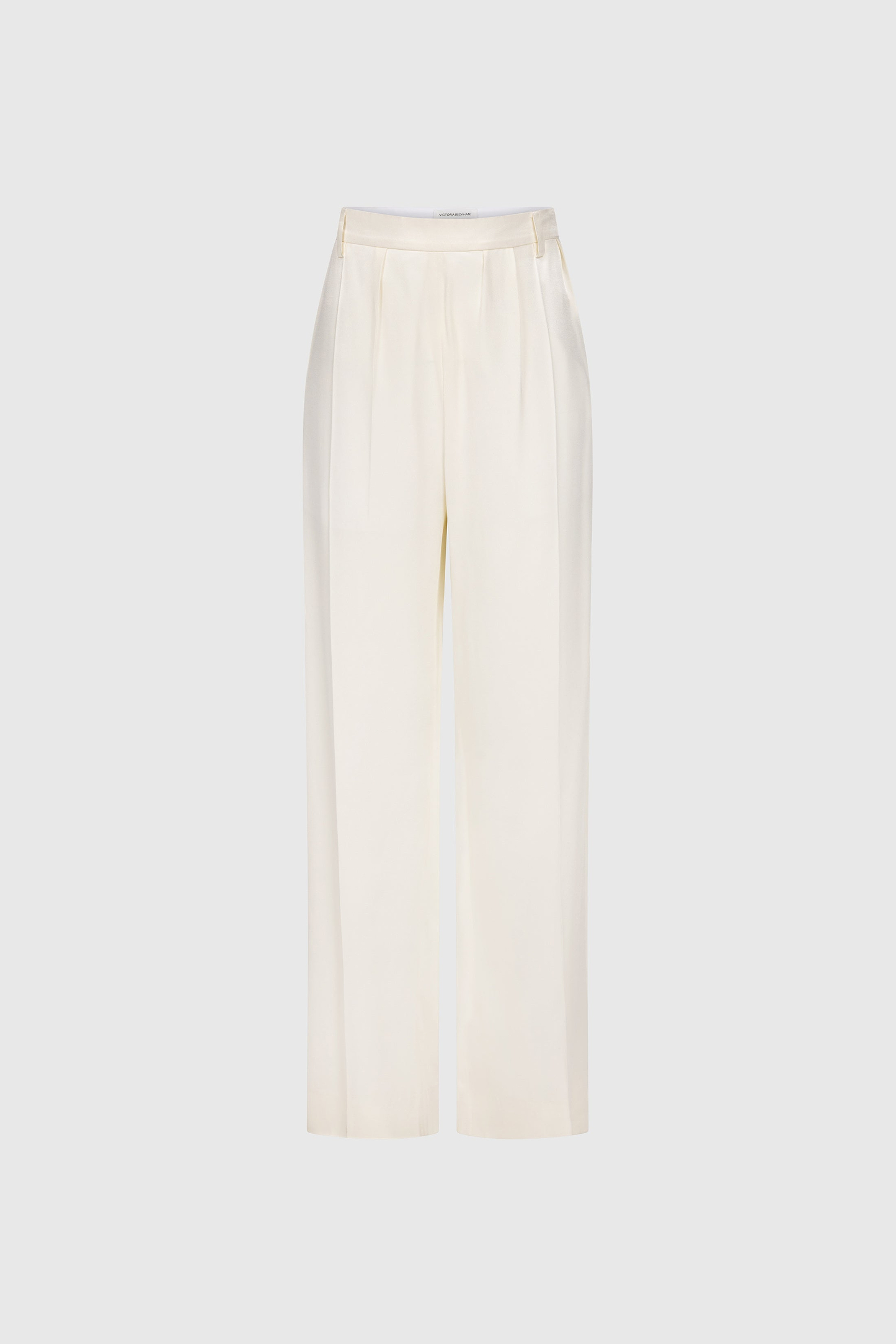 Relaxed Curved Leg Trouser In Ivory