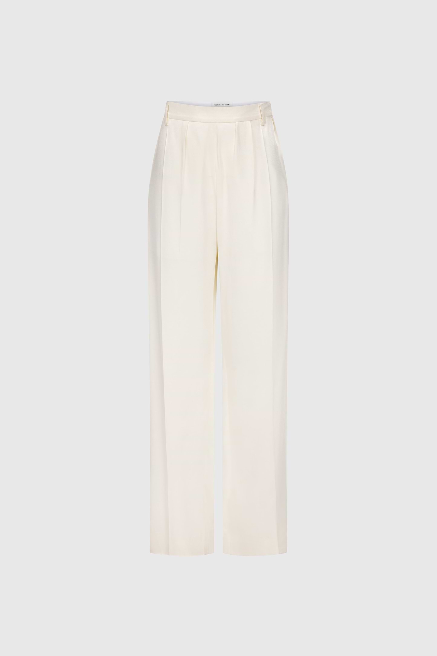 Relaxed Curved Leg Trouser In Ivory
