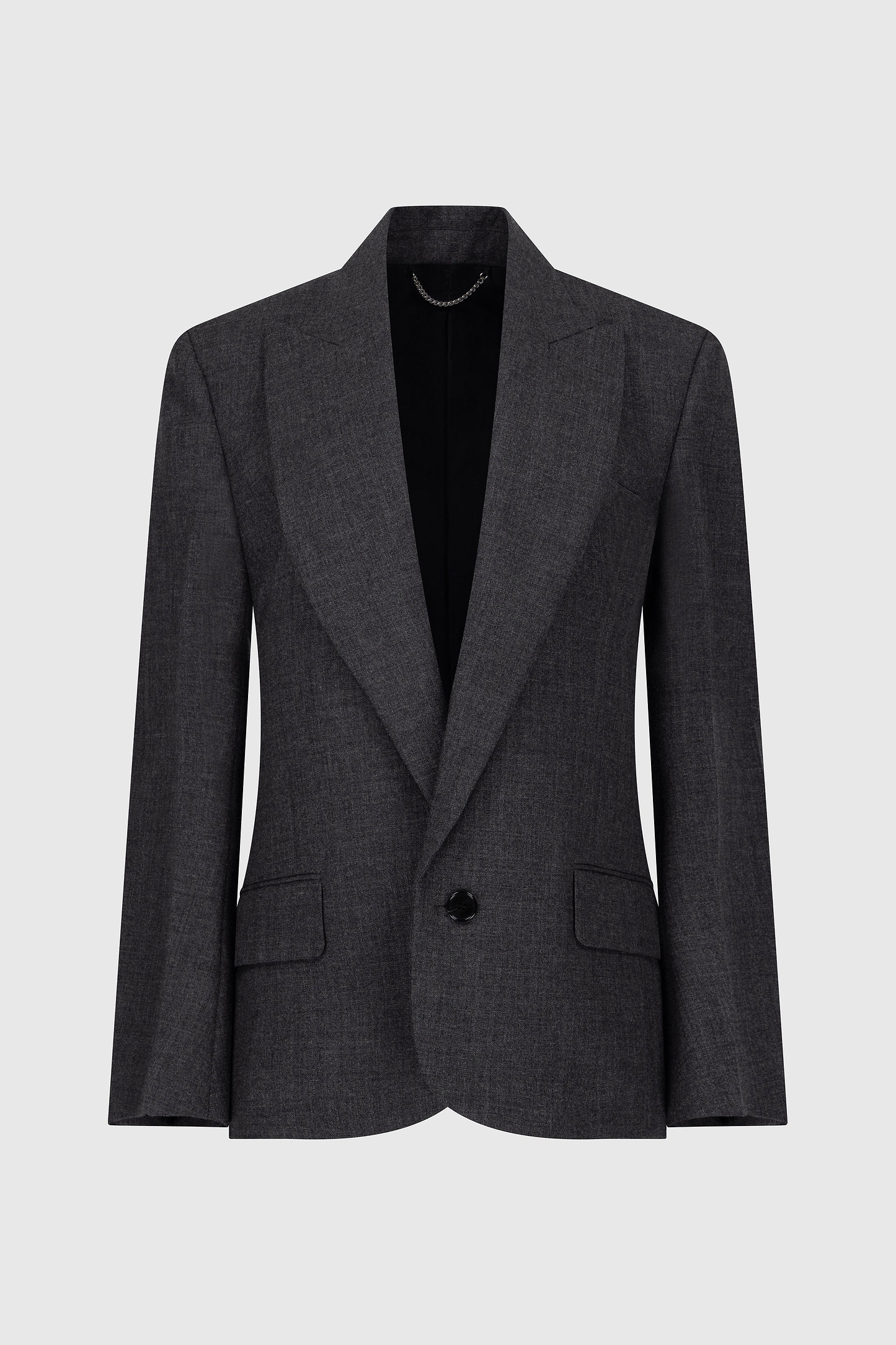 Roberta Jacket In Dark Grey Melange
