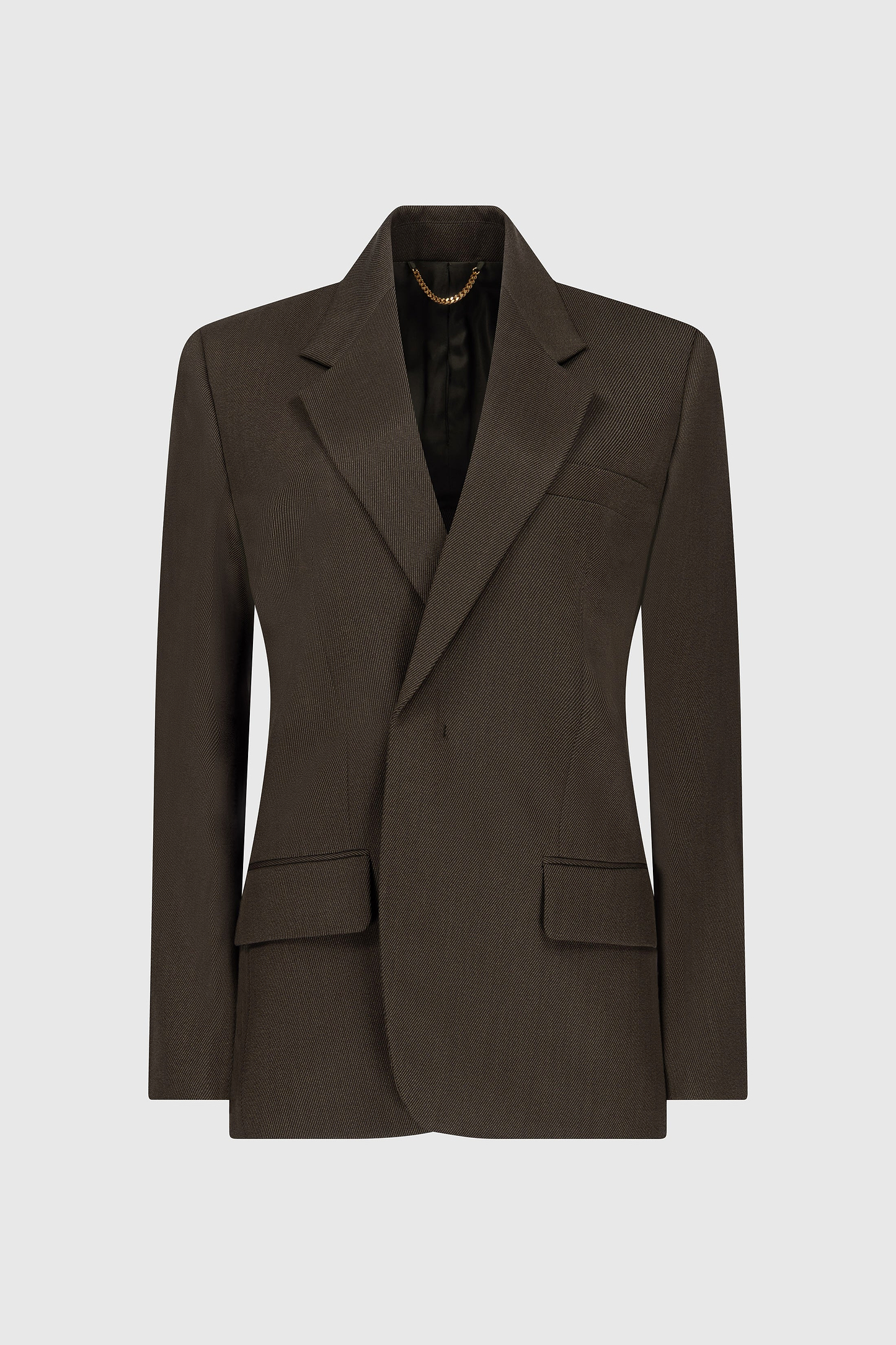 Single Breasted Jacket In Green
