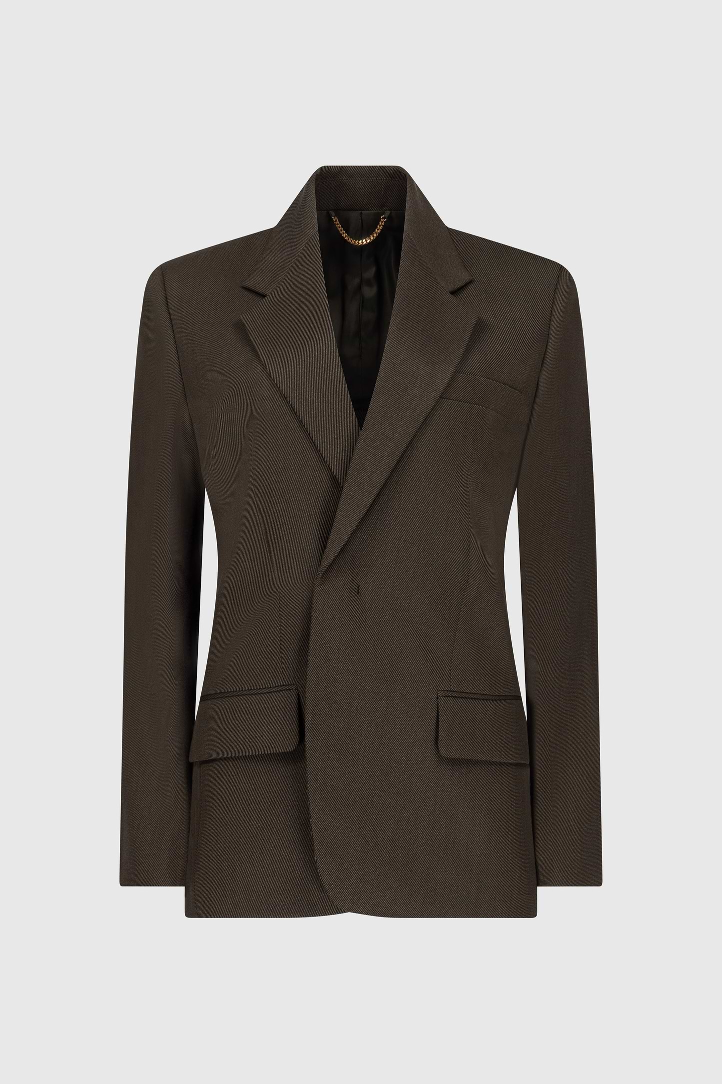 Single Breasted Jacket In Green