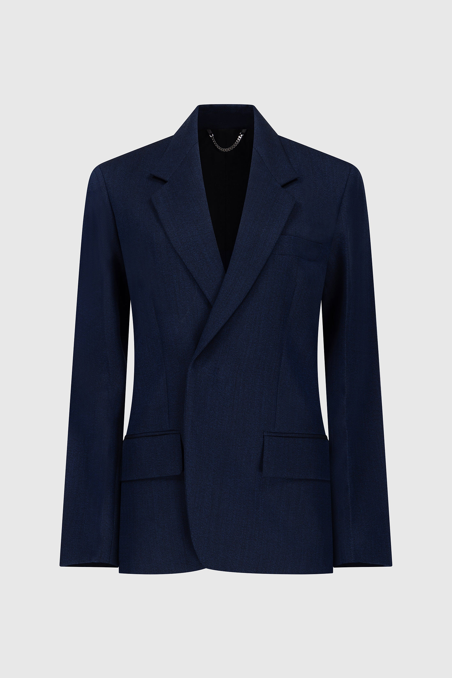 Single Breasted Jacket In Blue