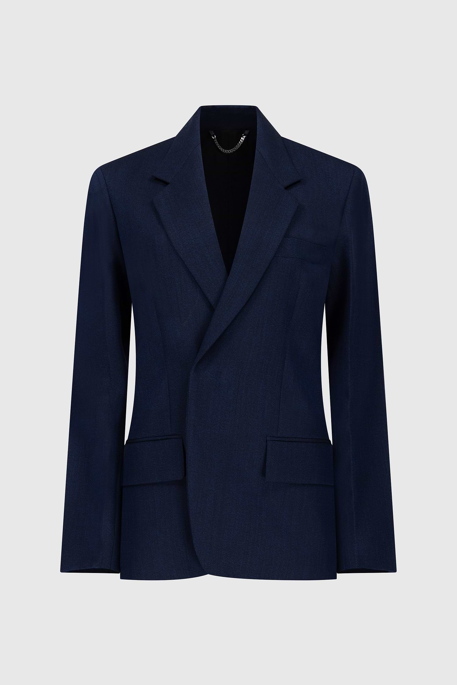 Single Breasted Jacket In Blue