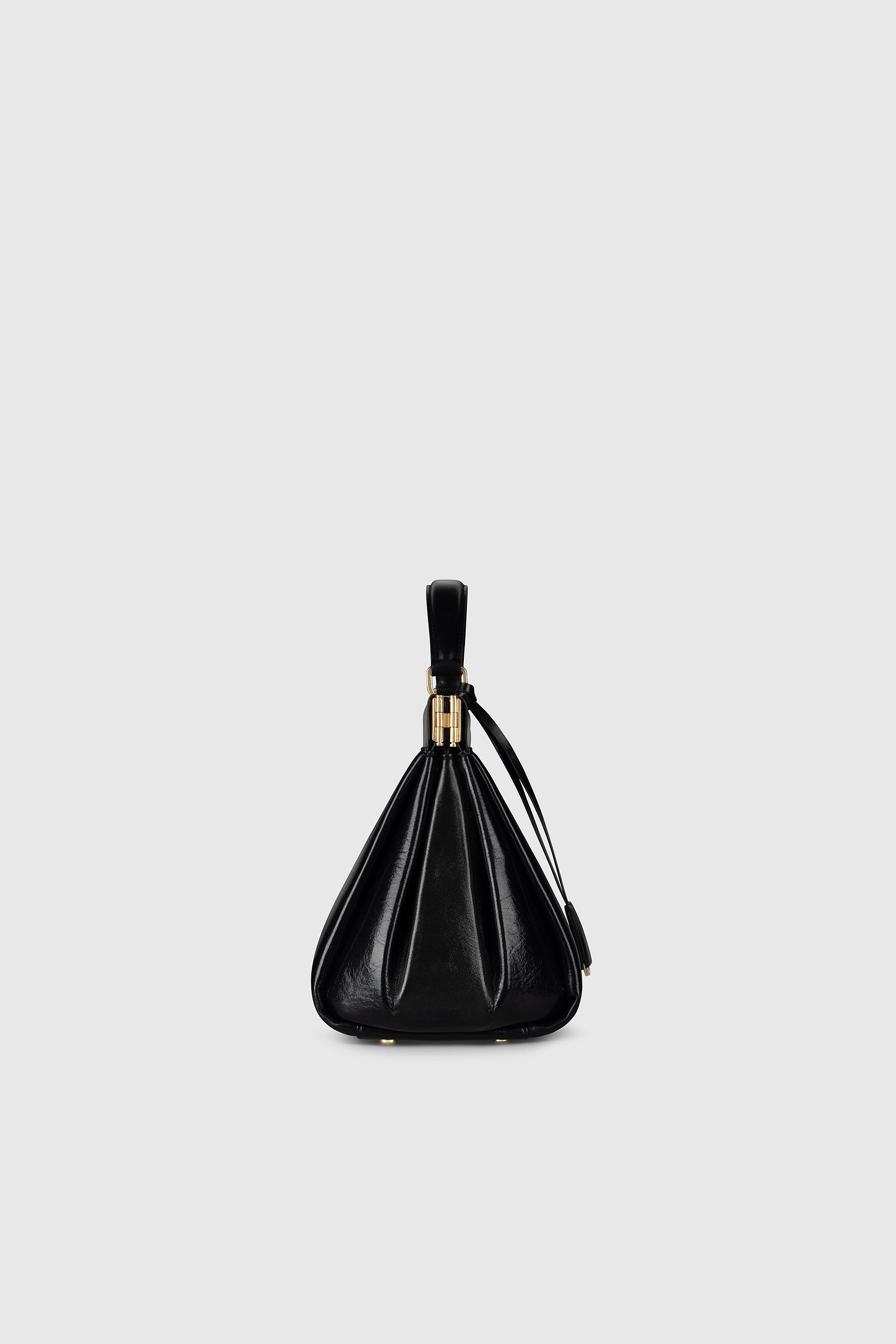 Sloane Frame Bag 28 Black Distressed Leather