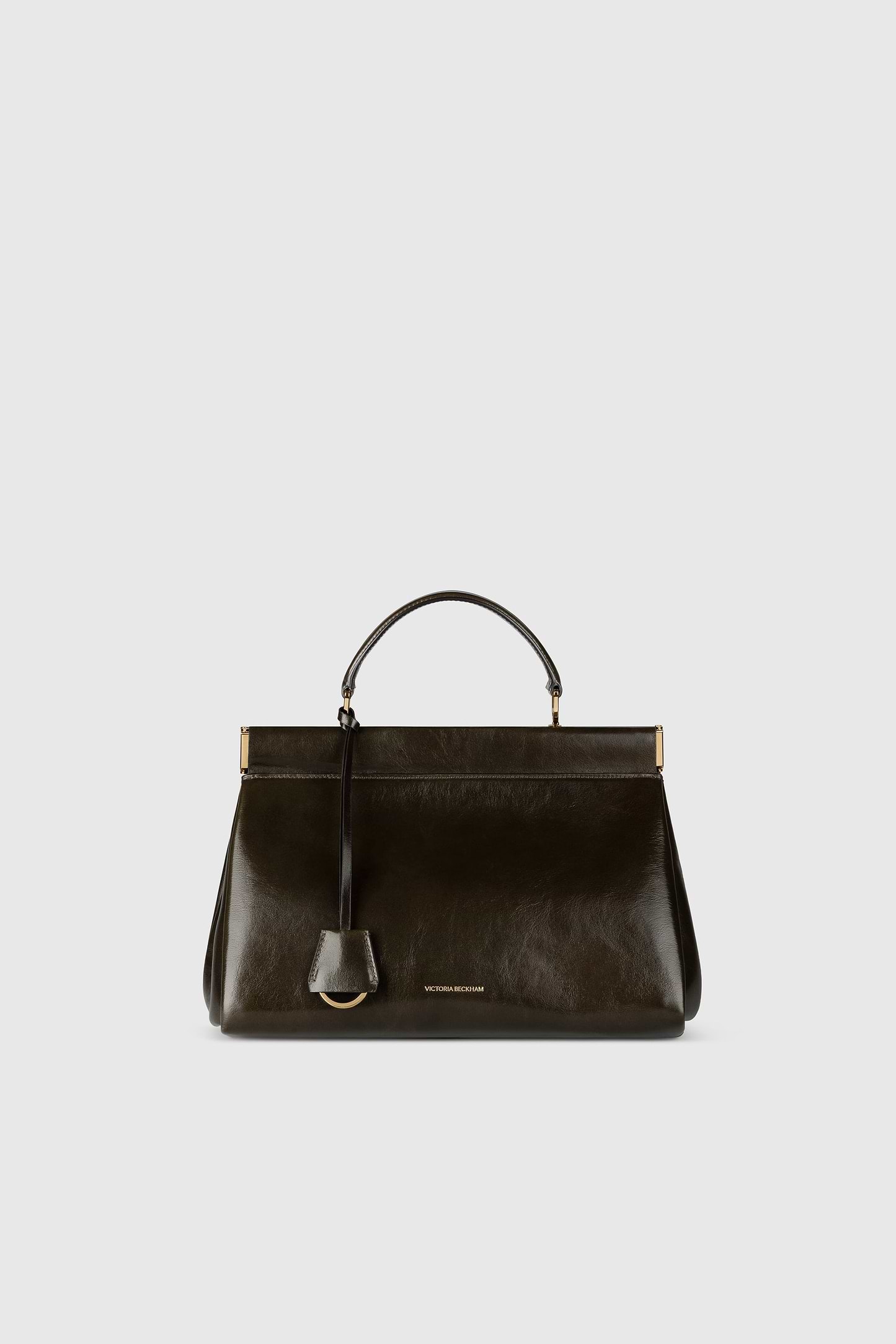 Sloane Frame Bag 28 Dark Olive Supple Shine Leather