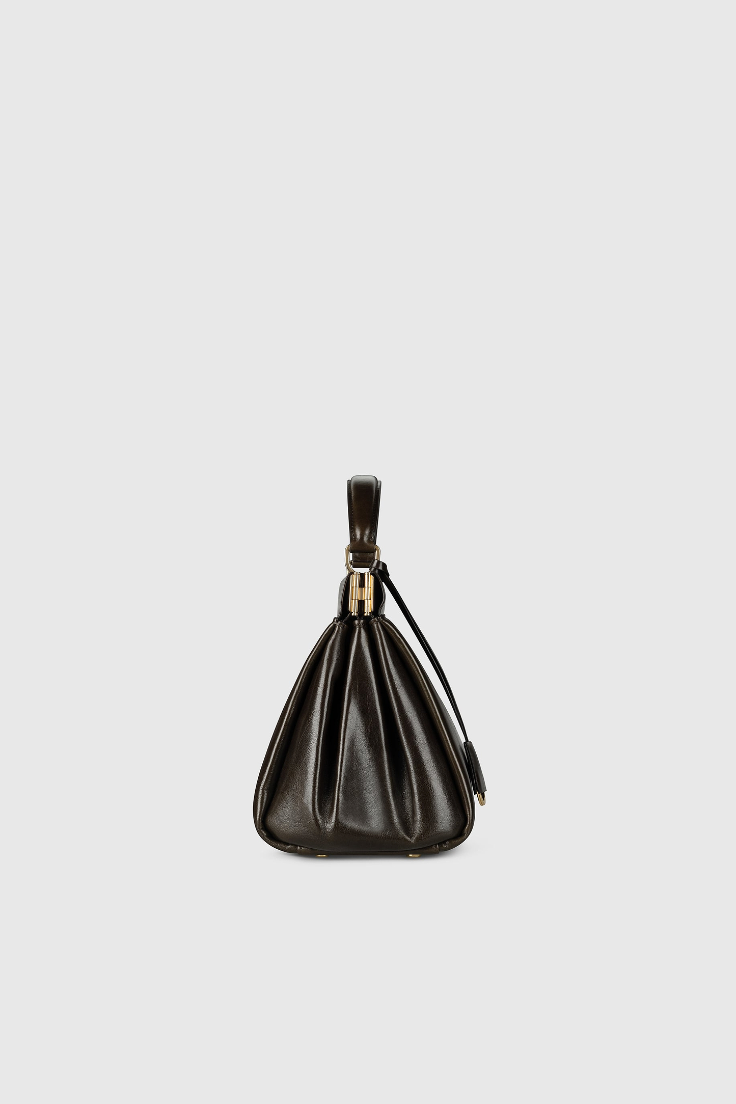 Sloane Frame Bag 28 Dark Olive Supple Shine Leather