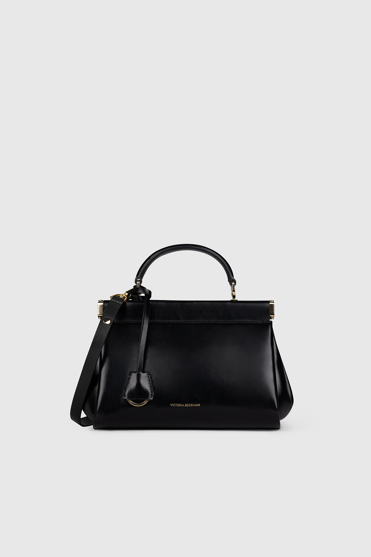 Sloane Frame Bag 21 Black Distressed Leather