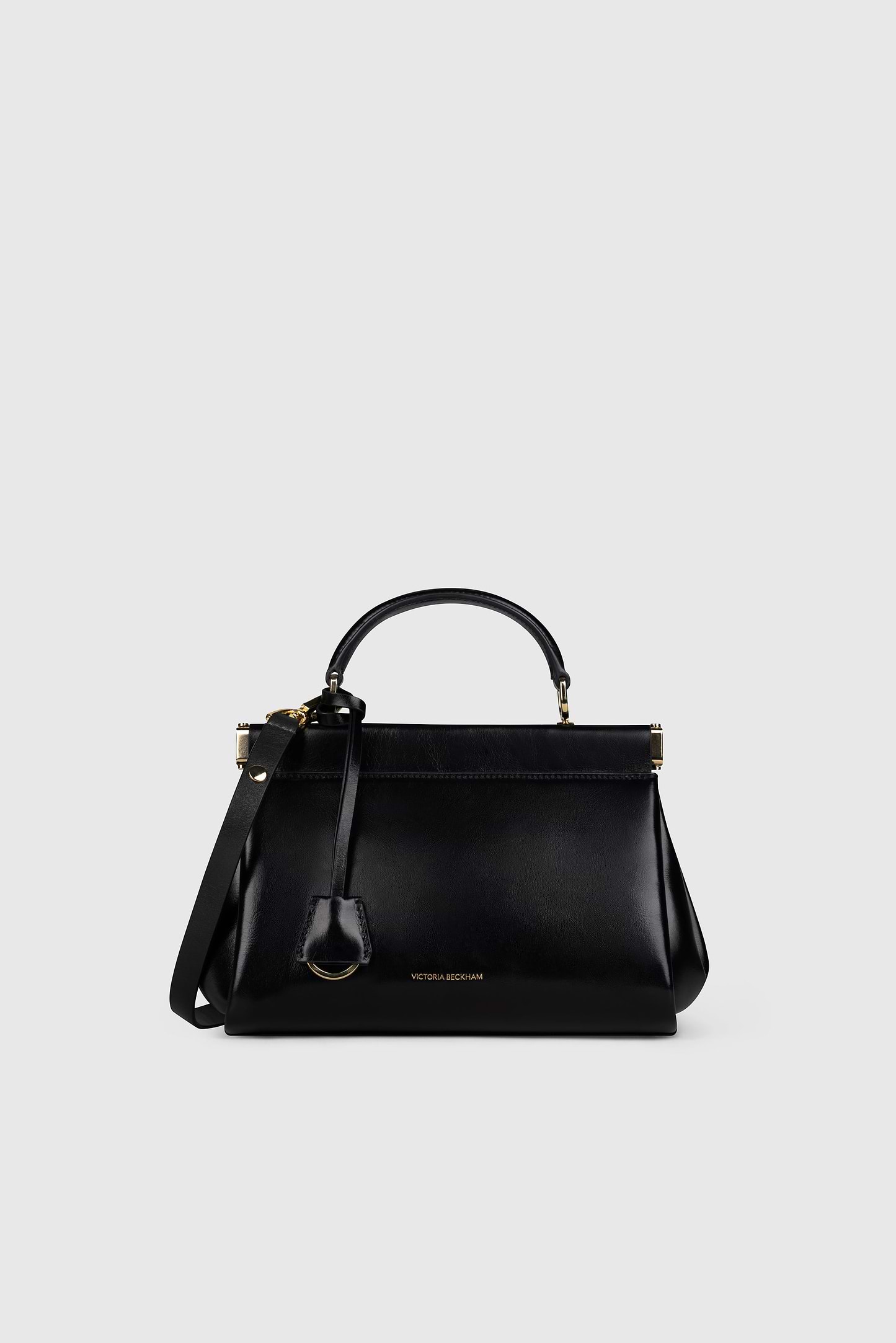 Sloane Frame Bag 21 Black Distressed Leather