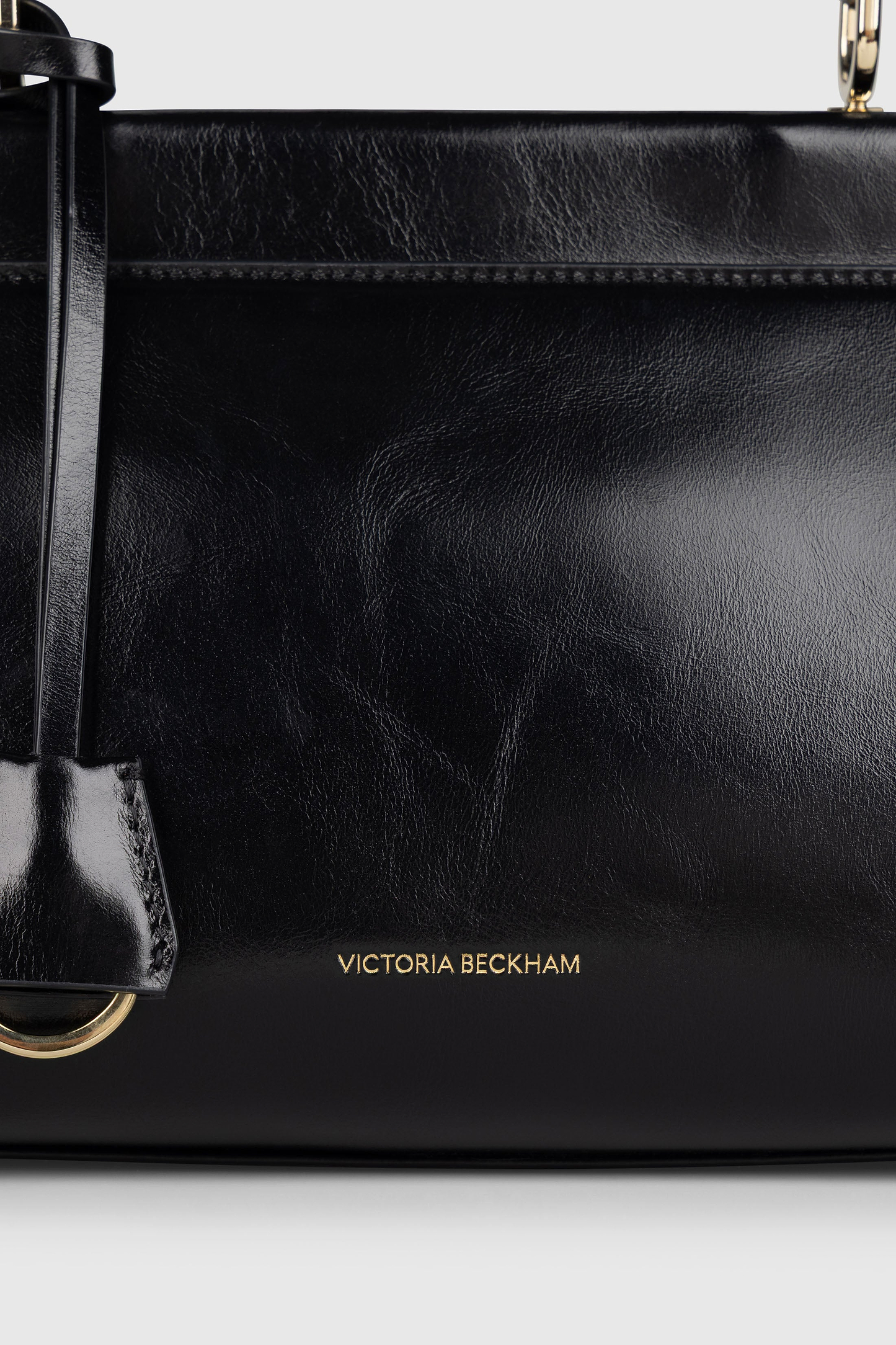 Sloane Frame Bag 21 Black Distressed Leather