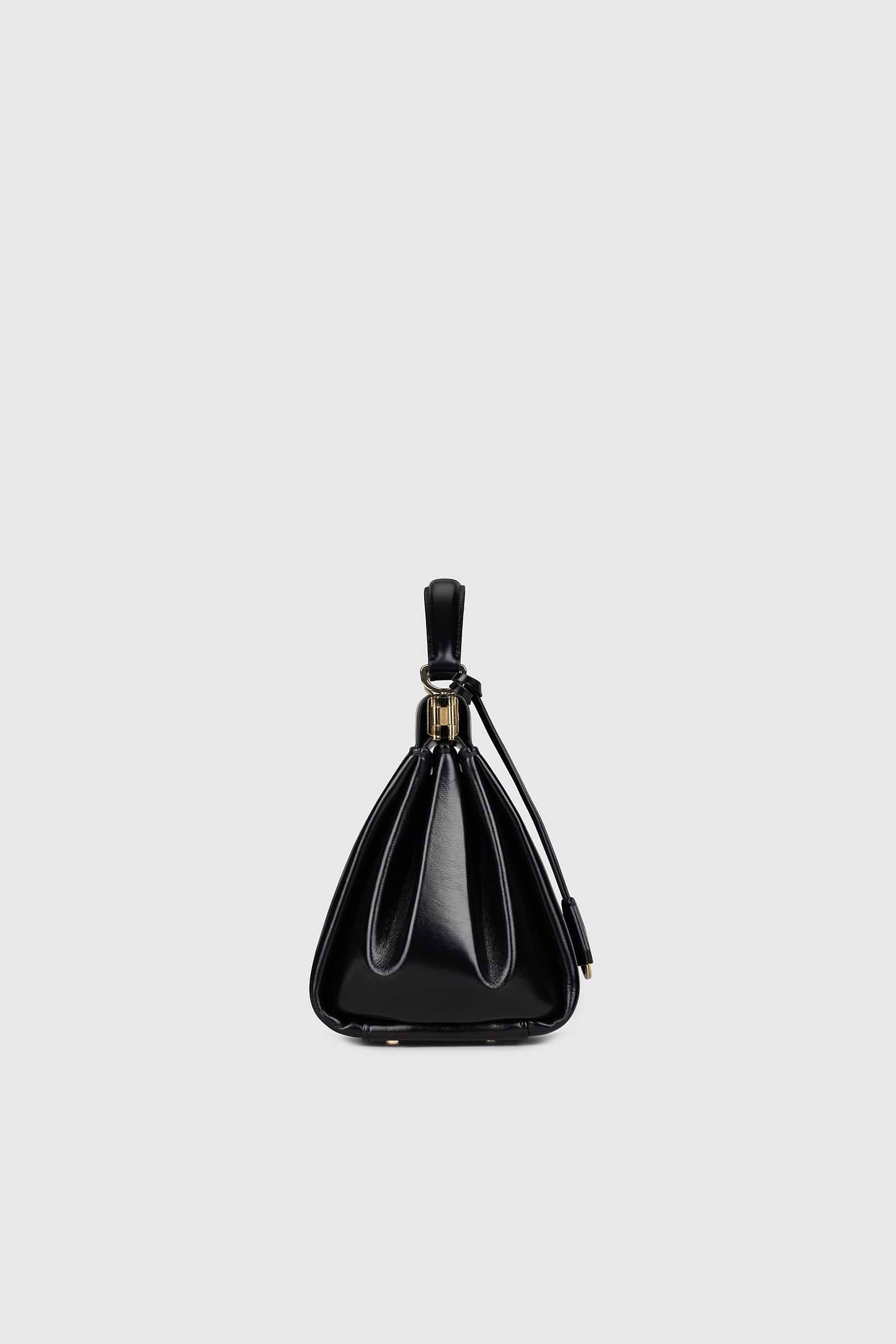 Sloane Frame Bag 21 Black Distressed Leather