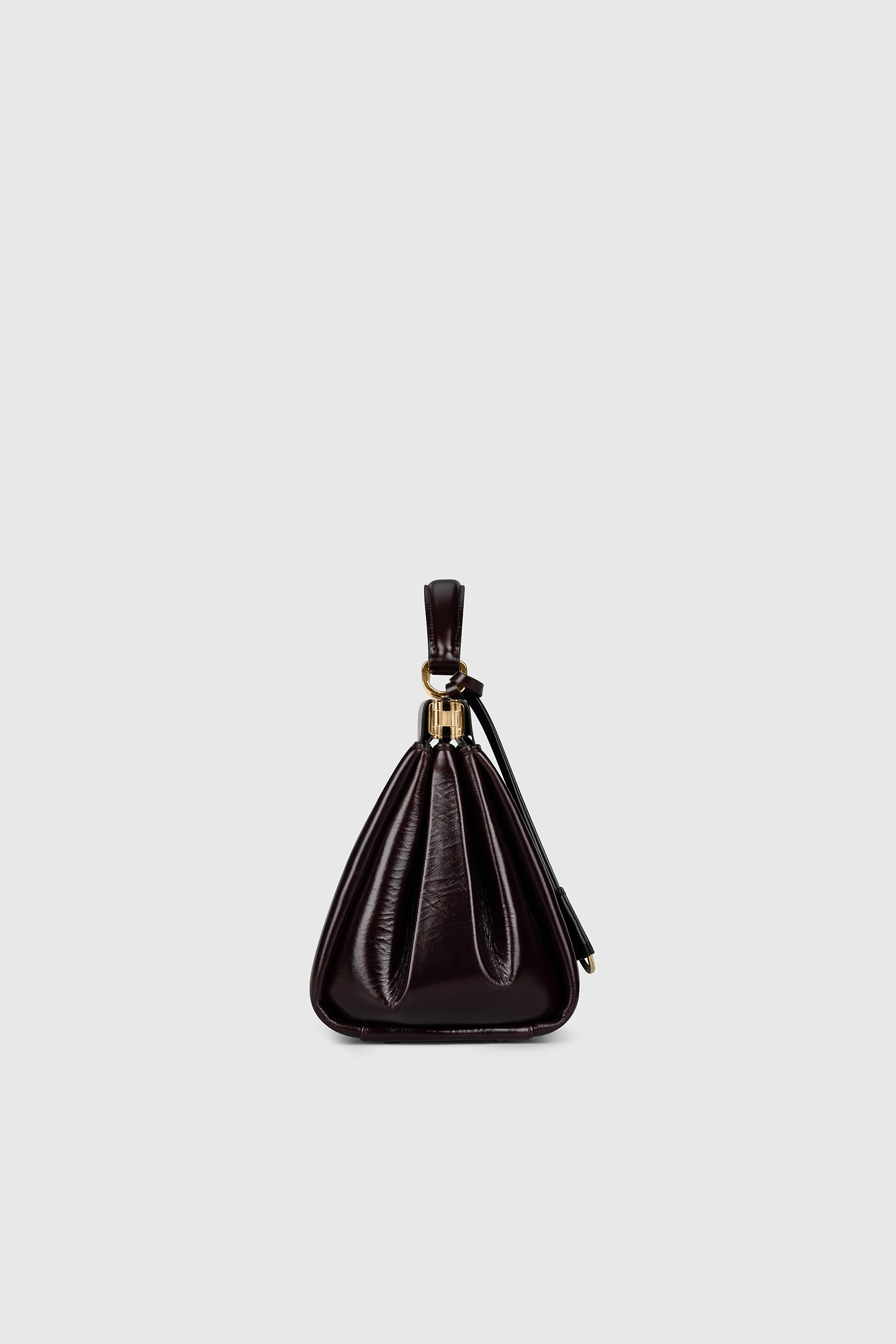 Sloane Frame Bag 21 Dark Burgundy Distressed Leather
