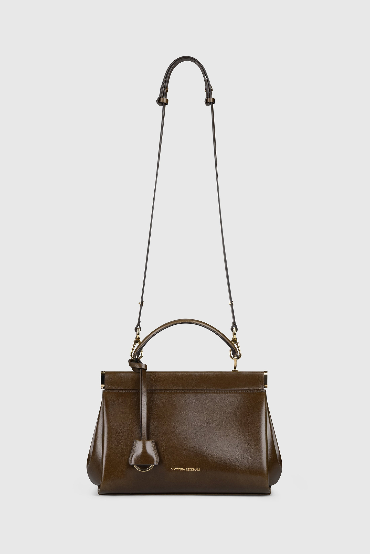 Sloane Frame Bag 21 Dark Olive Distressed Leather