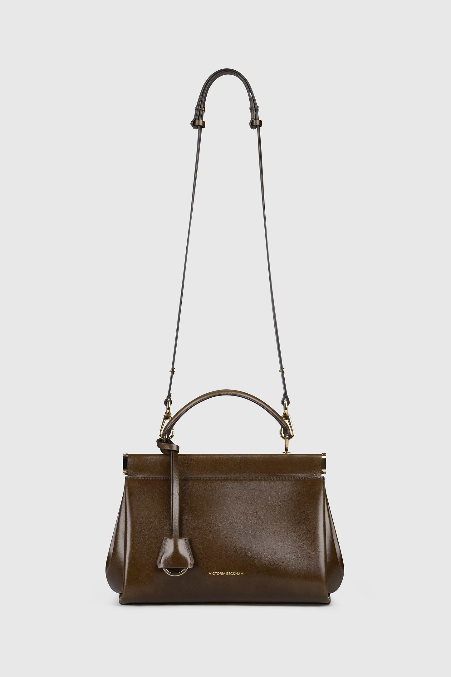 Sloane Frame Bag 21 Dark Olive Distressed Leather