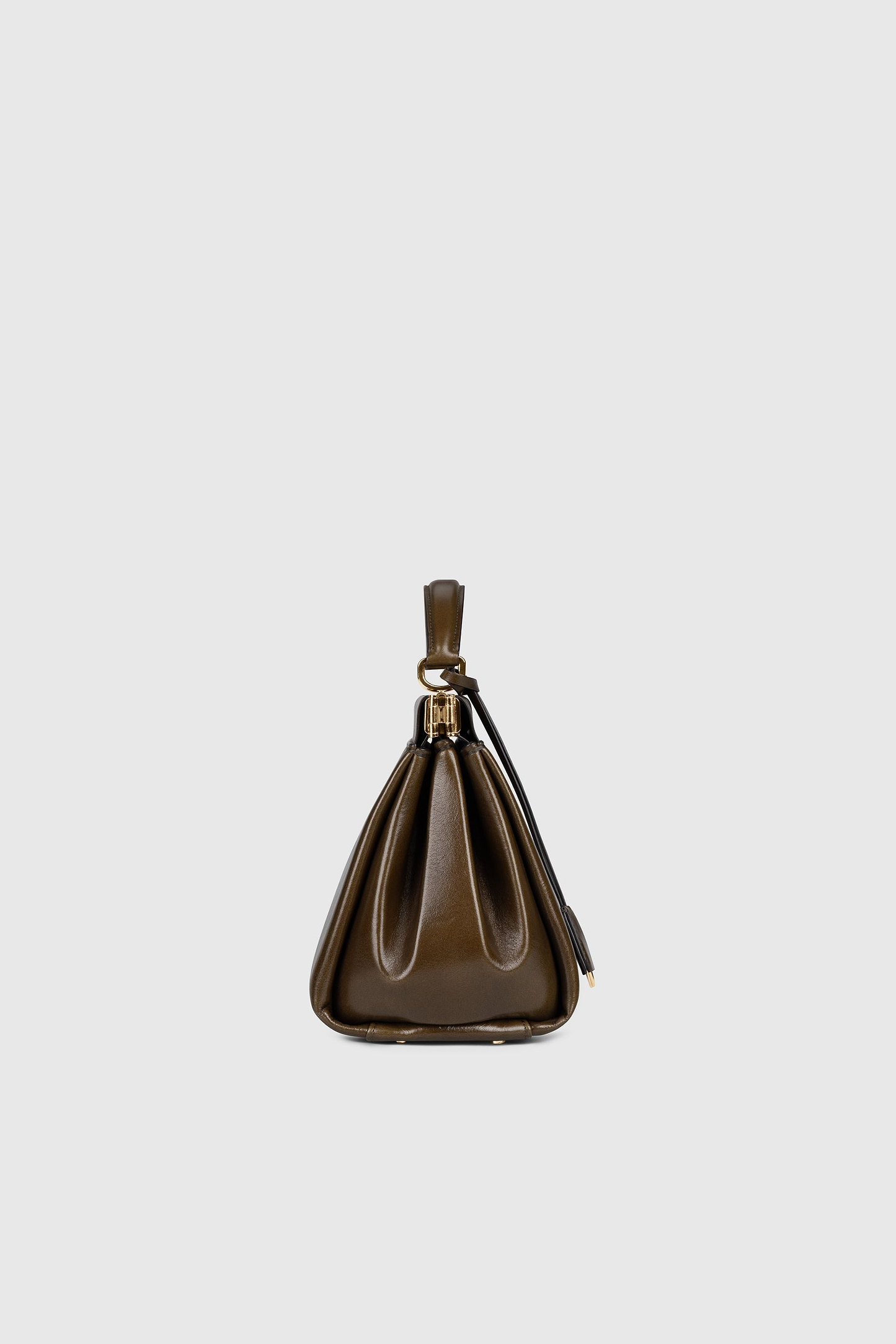 Sloane Frame Bag 21 Dark Olive Distressed Leather