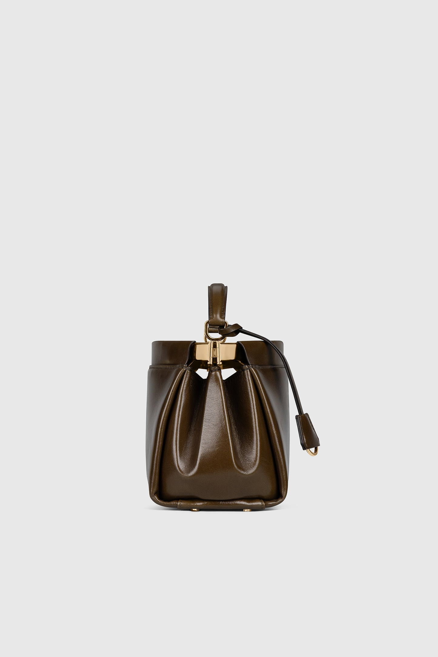 Sloane Frame Bag 21 Dark Olive Distressed Leather